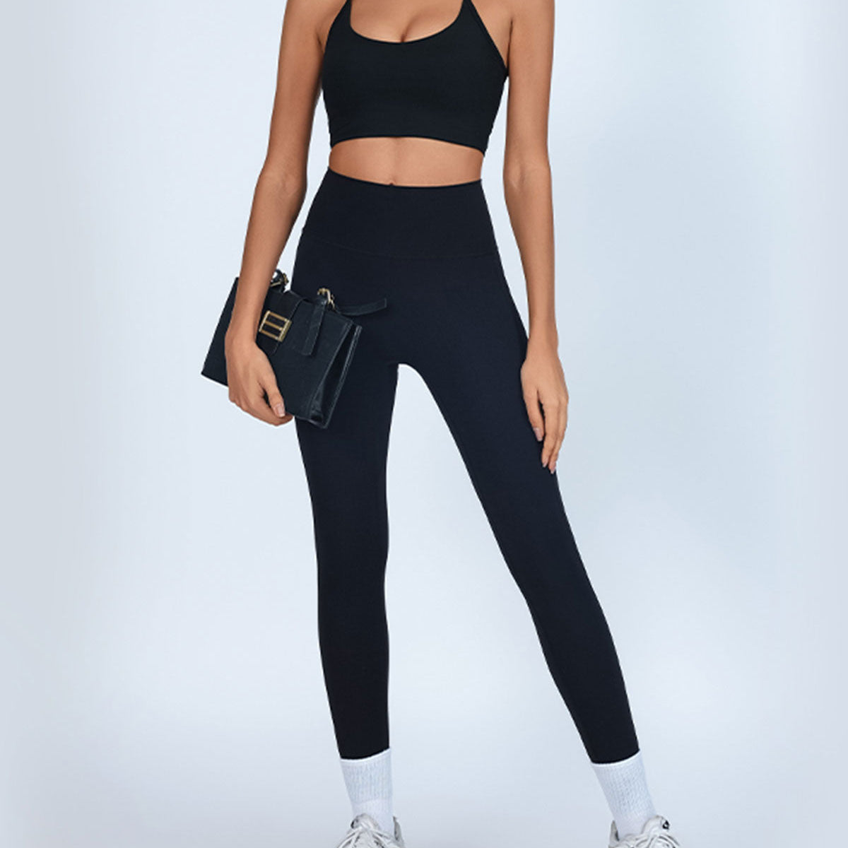 Belltoile™ Siyah Yüksek Streç Yoga Taytı