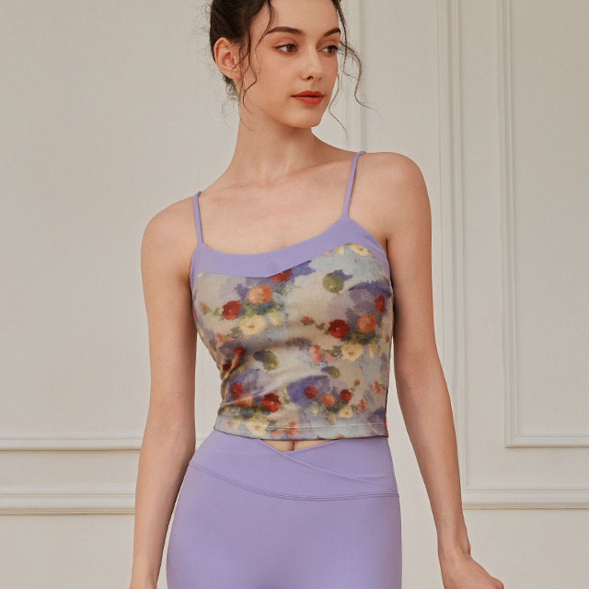 Belltoile™ Mor Çiçekli Camiş - Orta Destek