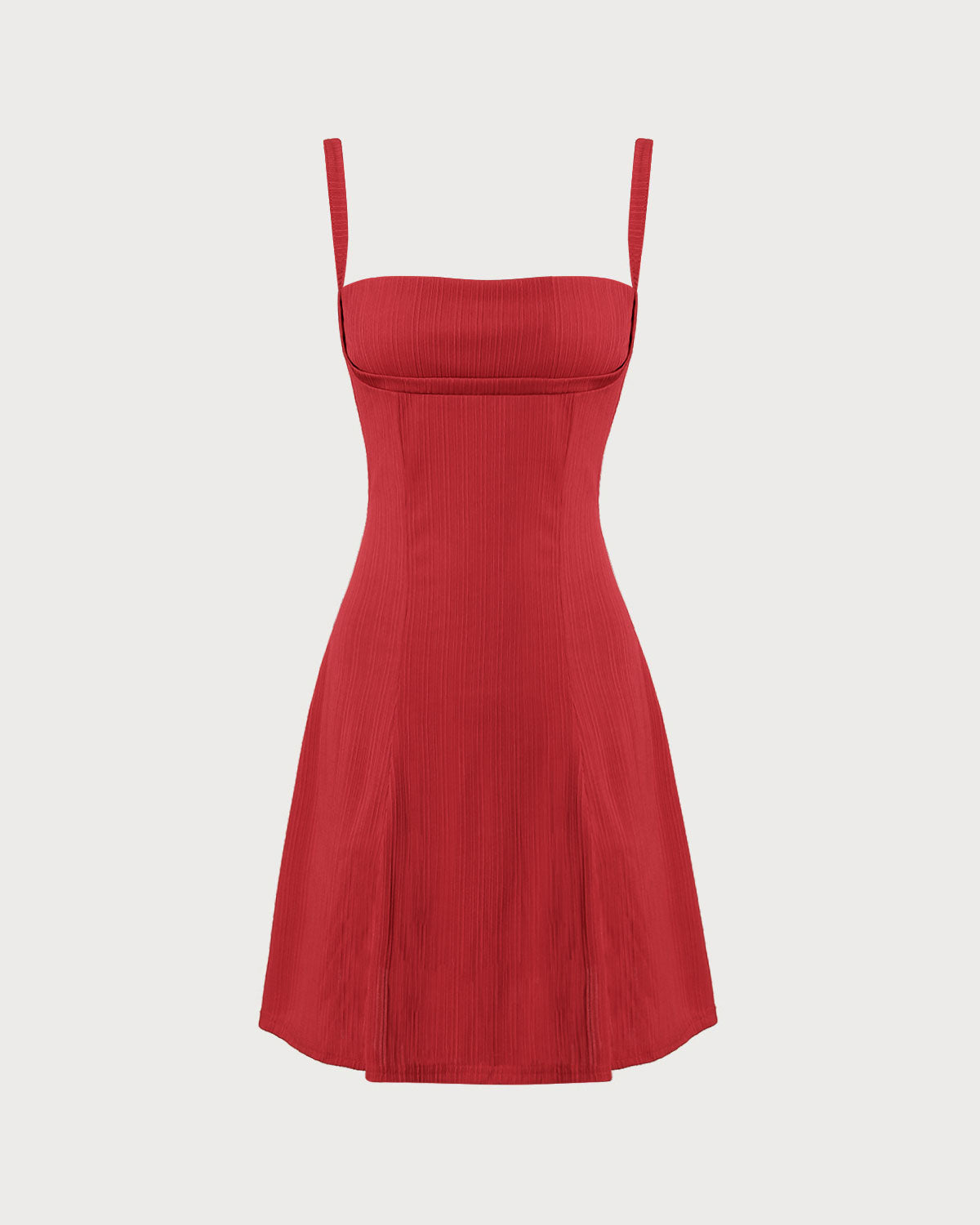 Belltoile™ Kırmızı A Kesim Slip Mini Elbise