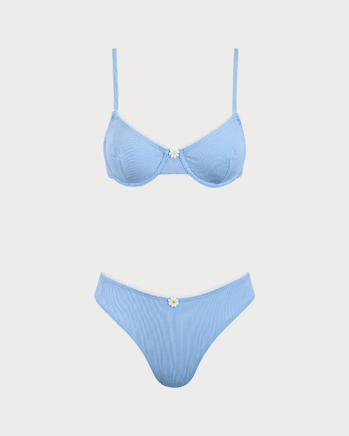 Belltoile™ Mavi Papatya Balenli Bikini Takımı