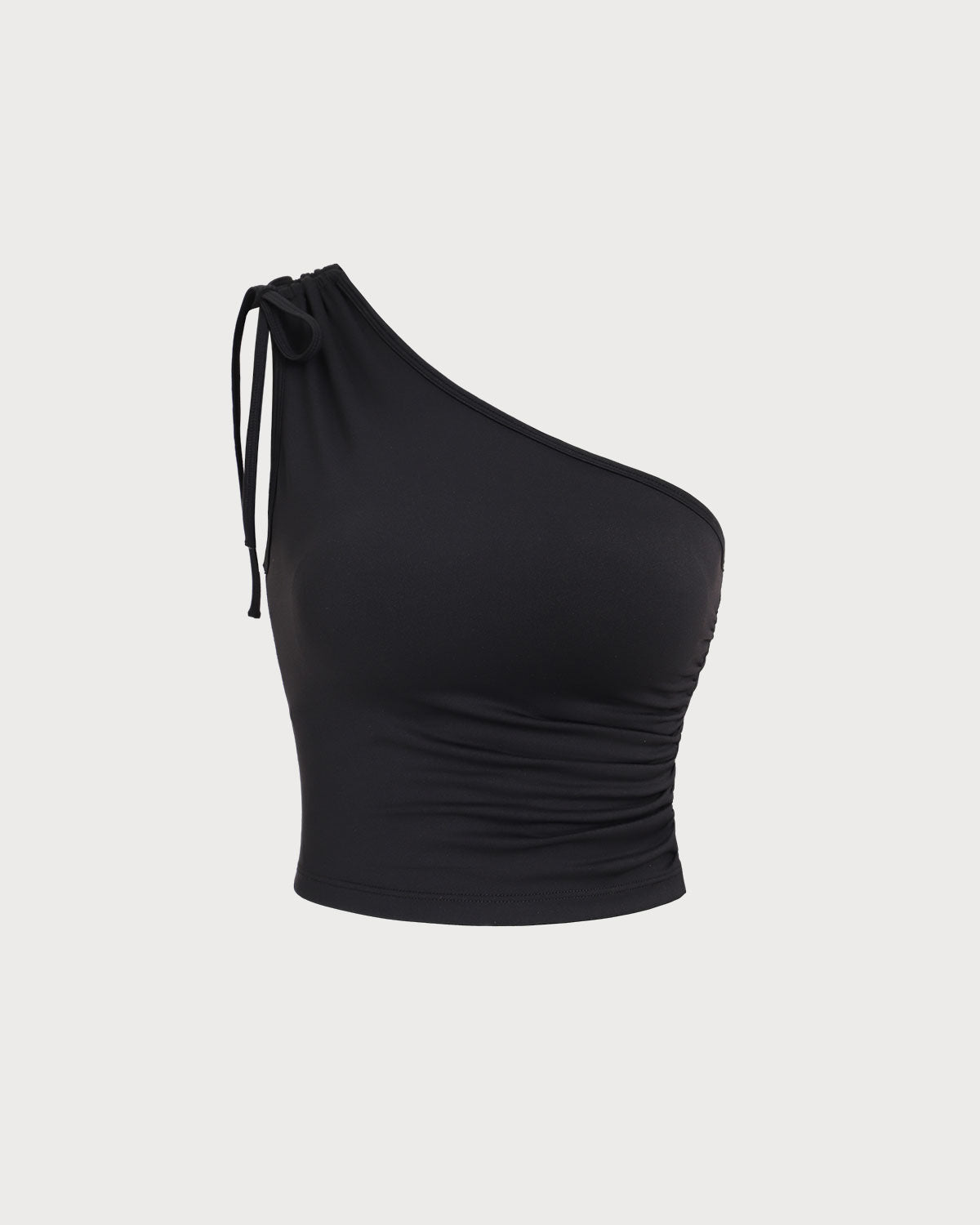Belltoile™ Siyah Tek Omuz Yoga Atlet