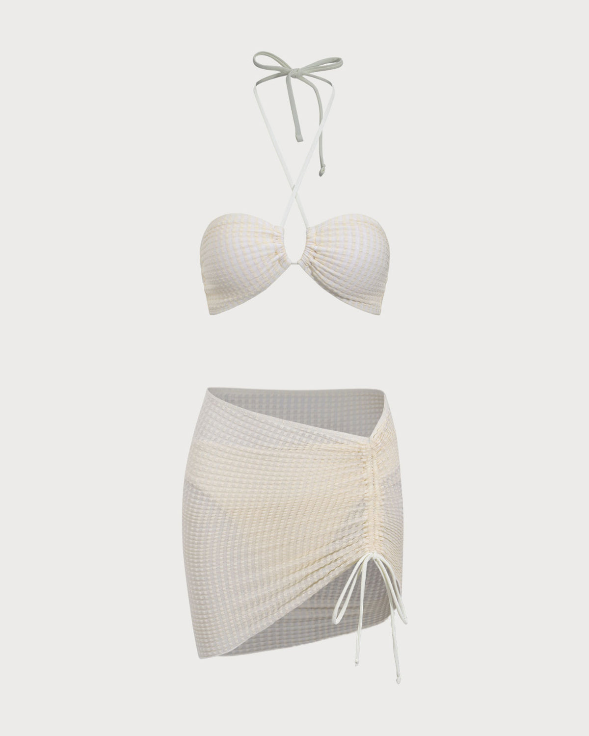 Belltoile™ Bej Straplez Bikini Takımı