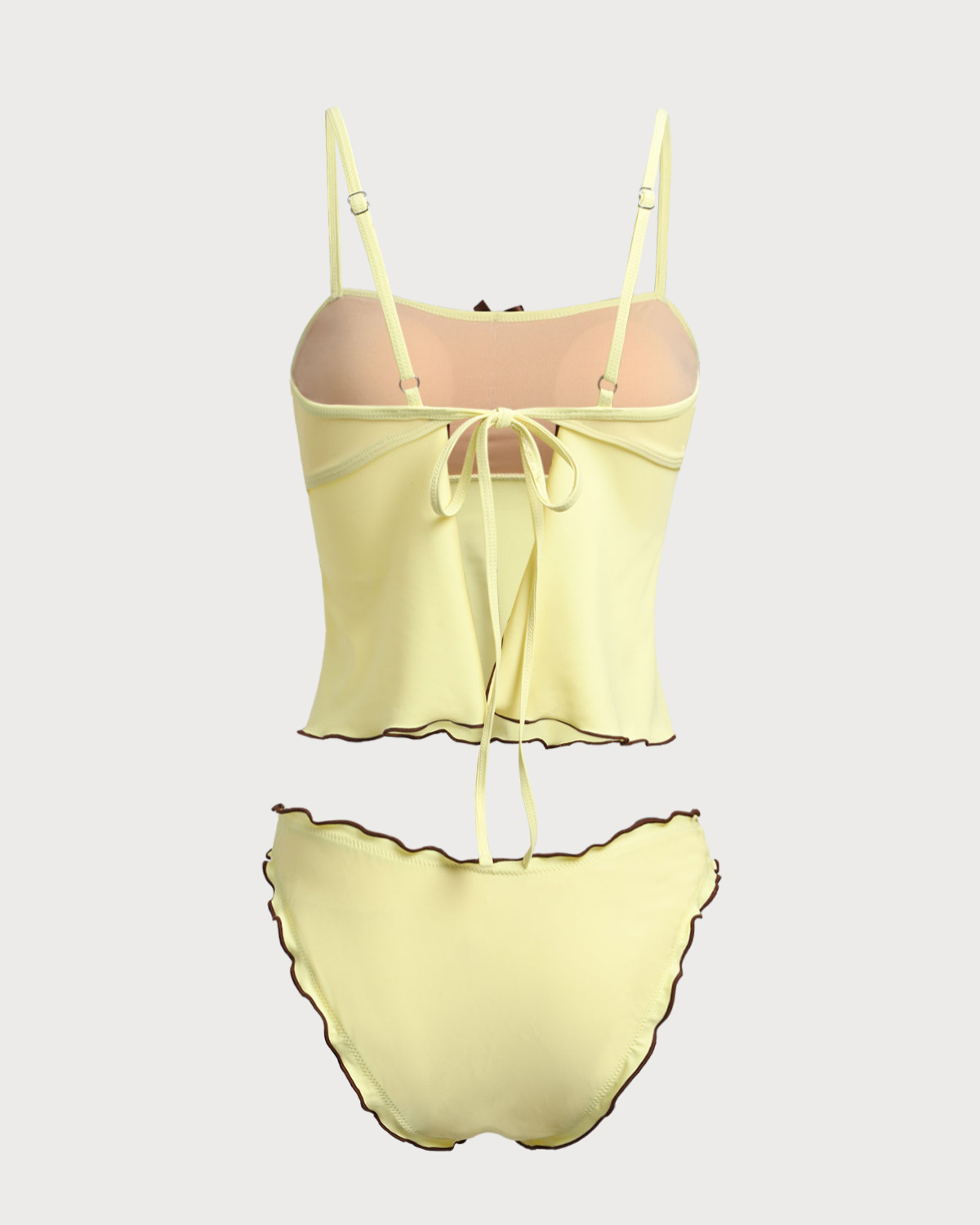 Belltoile™ Sarı Kontrastlı Tankini Mayo