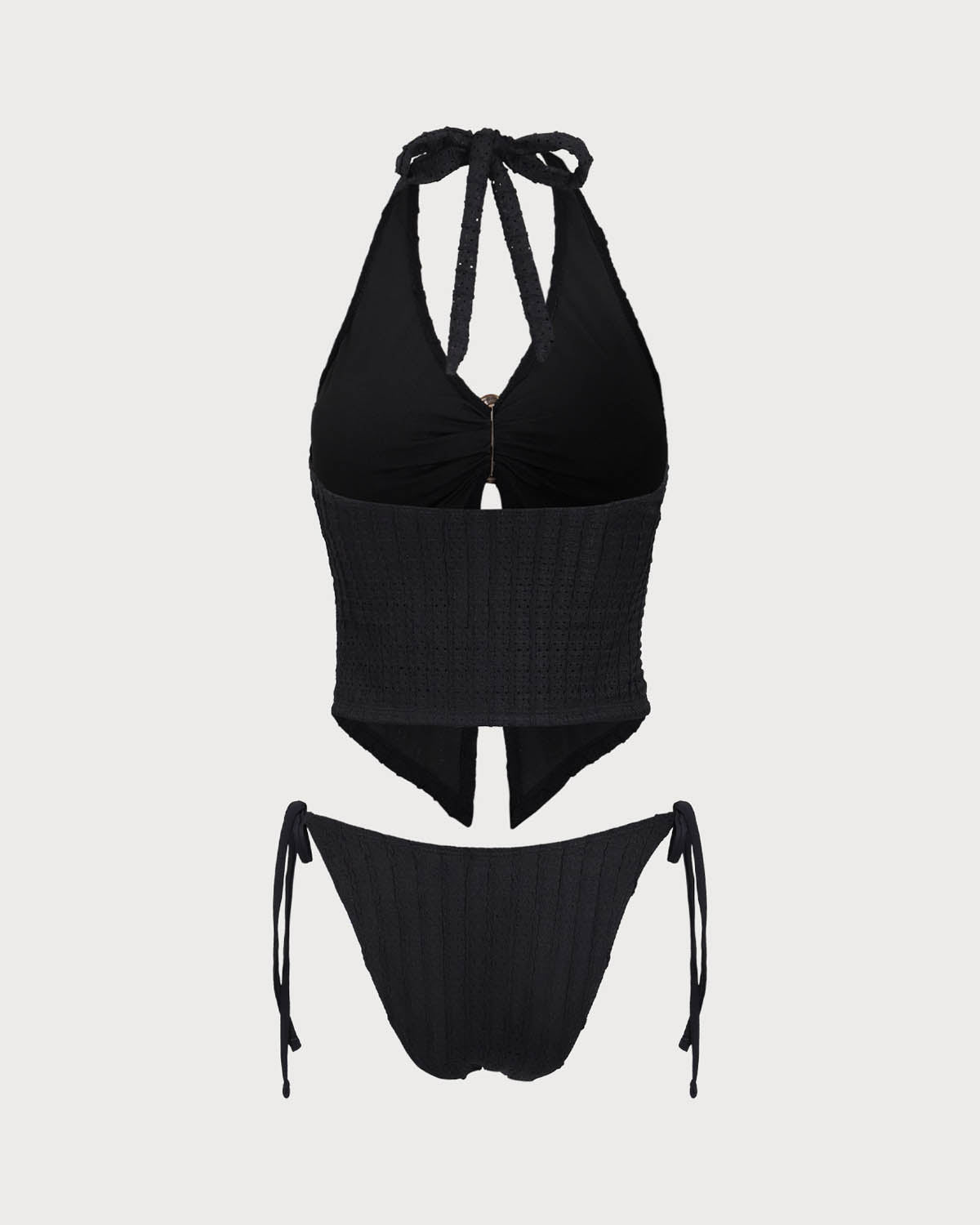 Belltoile™ Siyah Kesme O-Ring Tankini Mayo