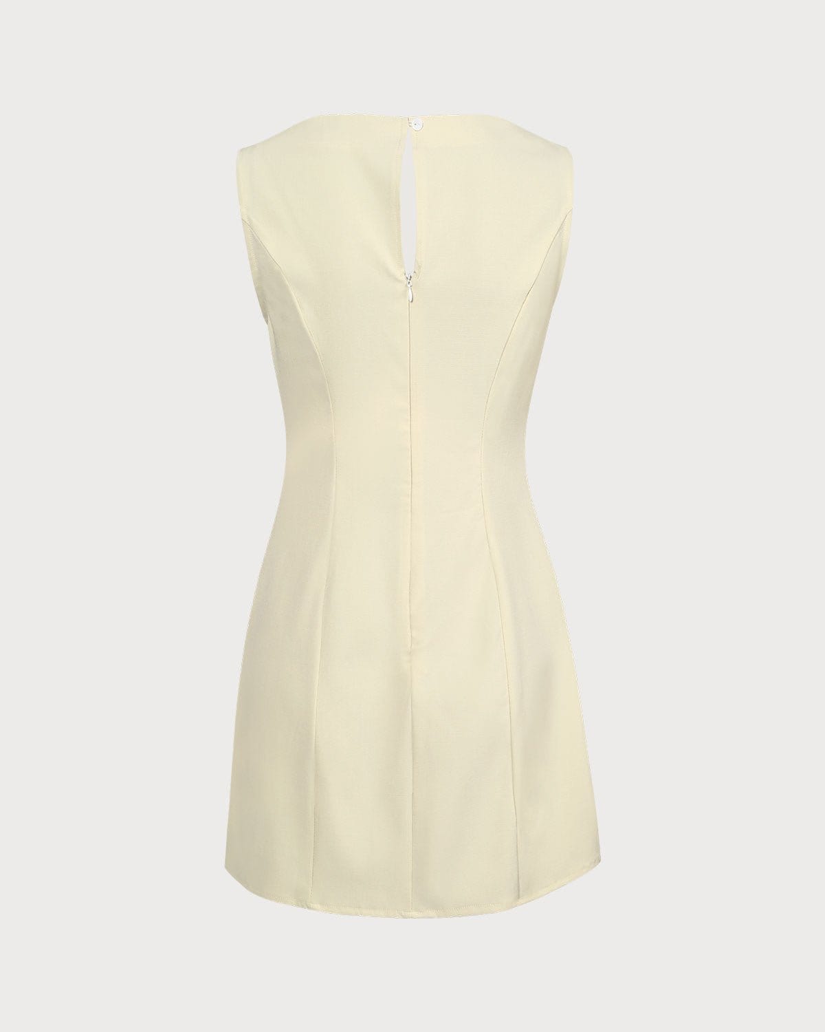Belltoile Sarı Kayık Yaka Mini Elbise