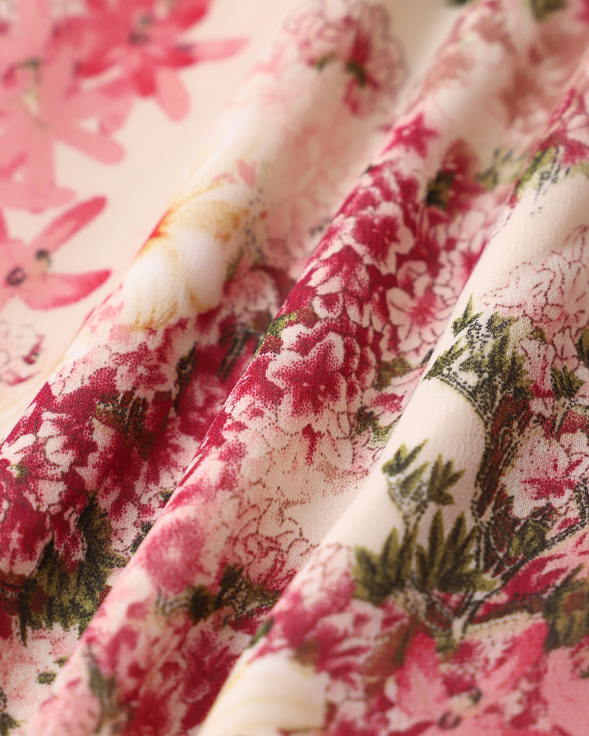 Belltoile™ Pembe Çiçekli Fırfırlı Askılı Midi Elbise