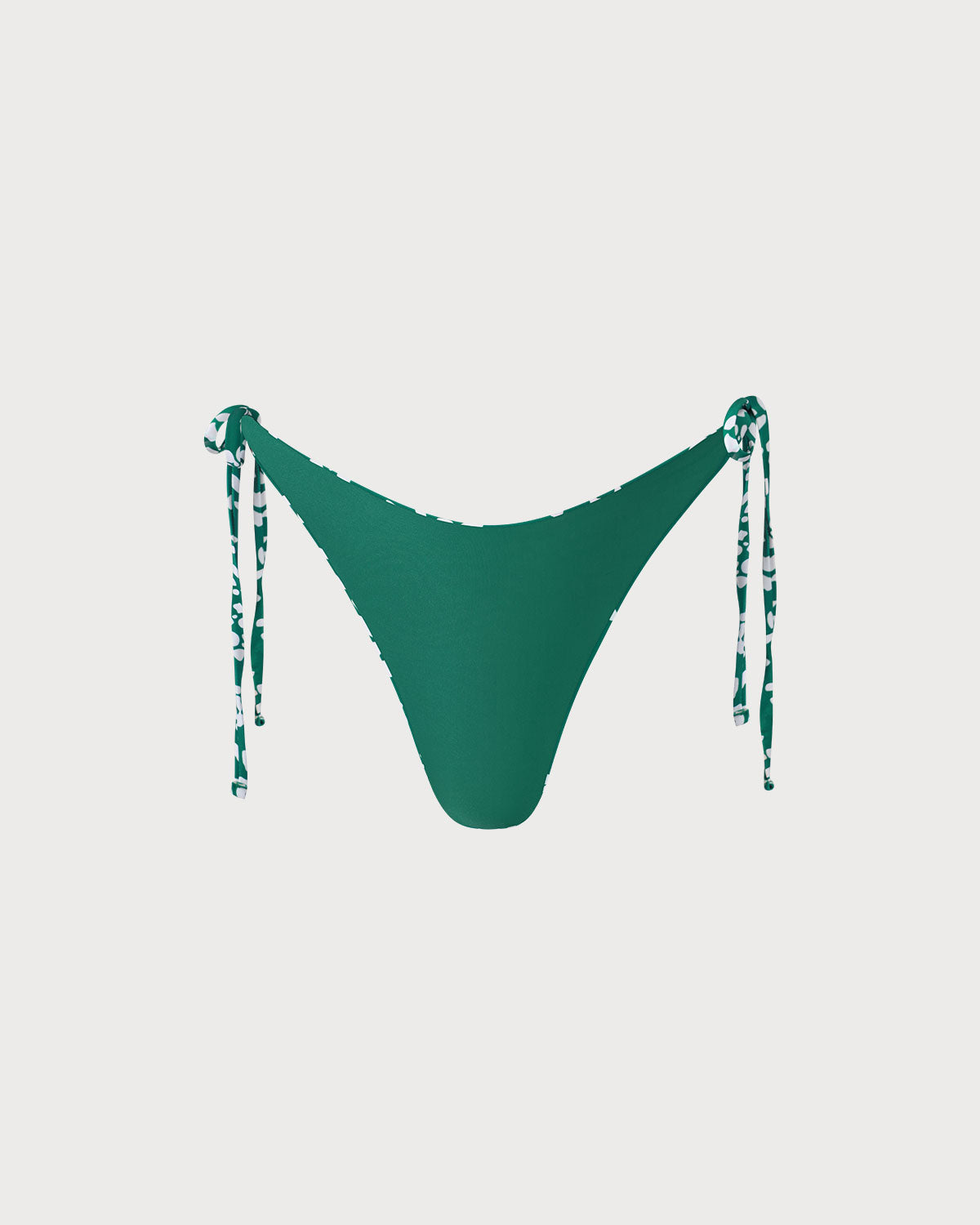 Belltoile™ Yeşil Çift Taraflı Çiçek Bağlamalı Bikini Altı