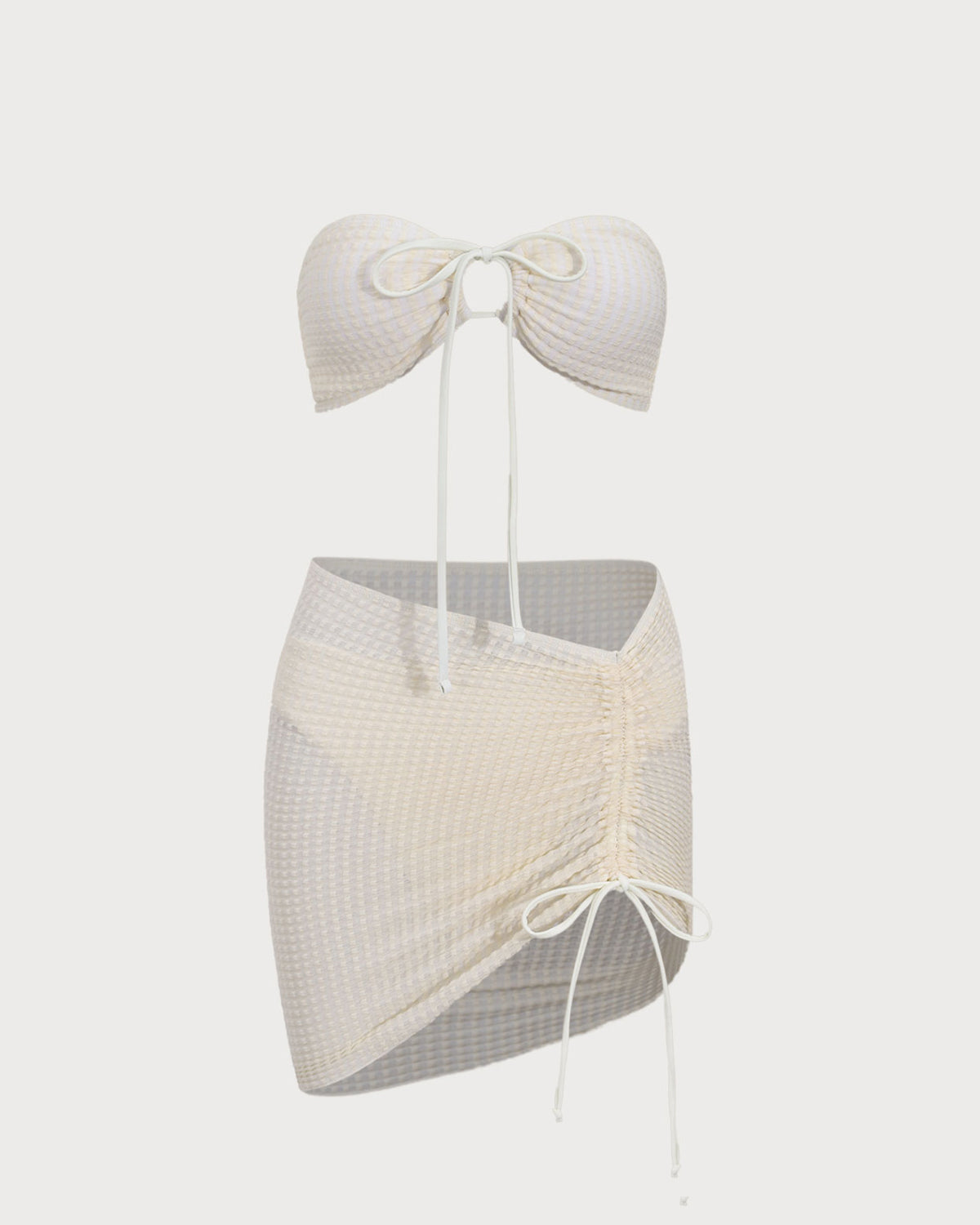 Belltoile™ Bej Straplez Bikini Takımı