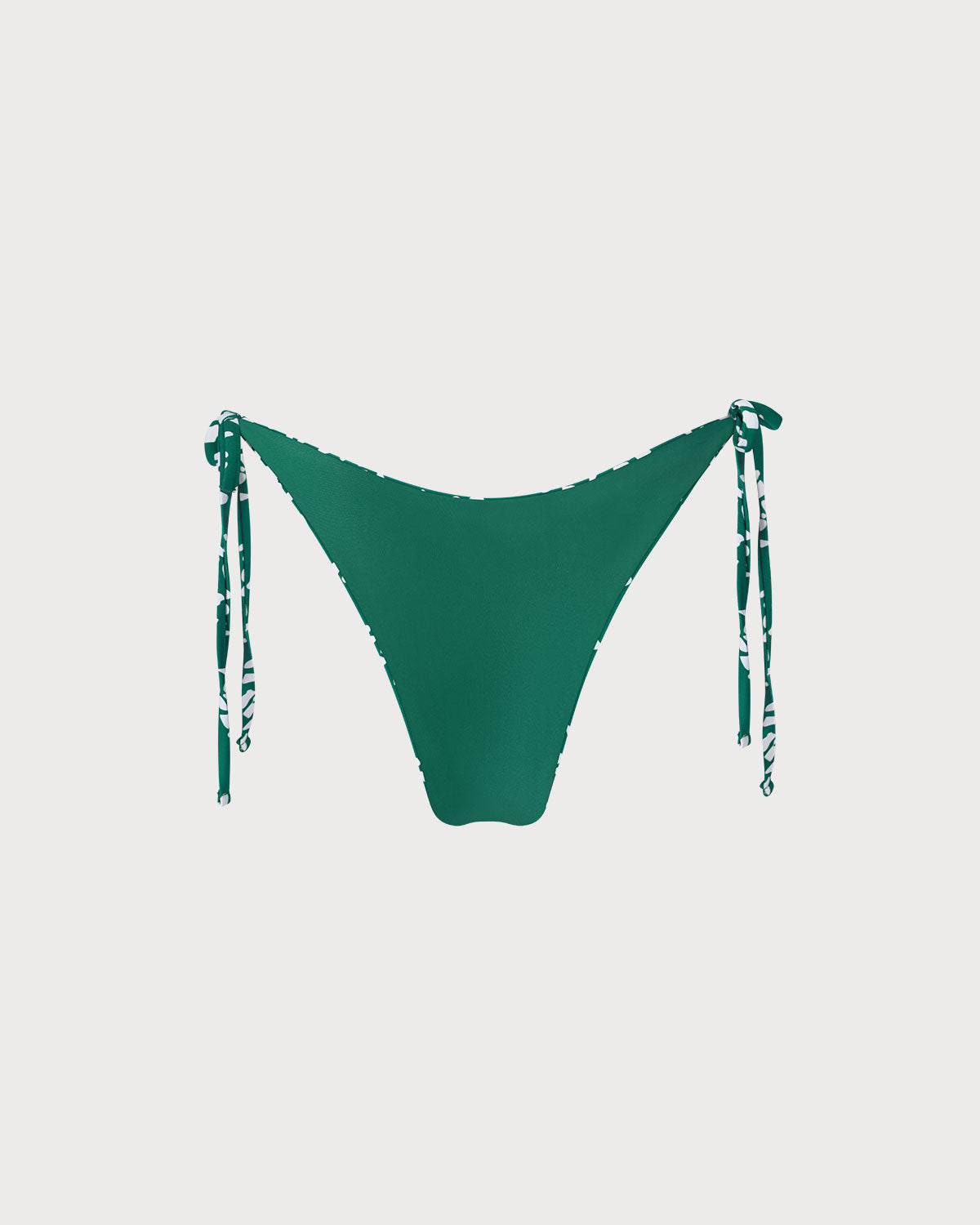 Belltoile™ Yeşil Çift Taraflı Çiçek Bağlamalı Bikini Altı