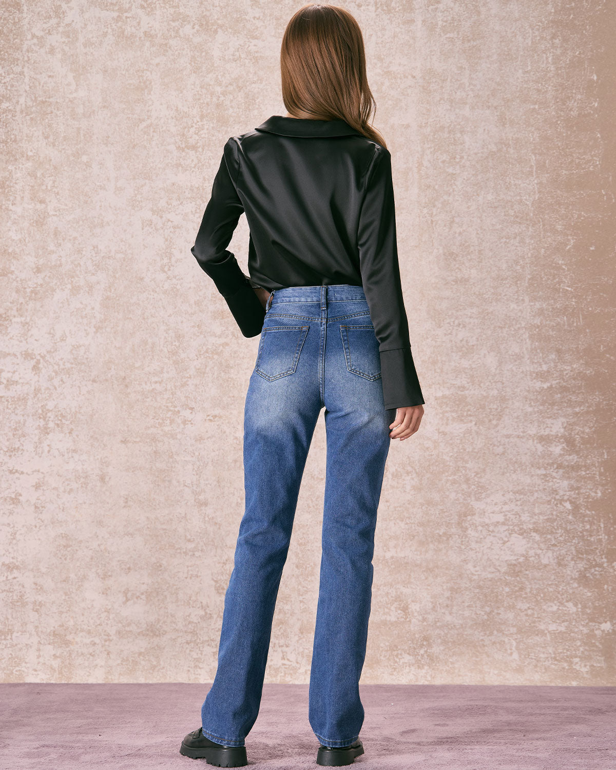 Belltoile™ Mavi Yüksek Bel Düz Paça Jean