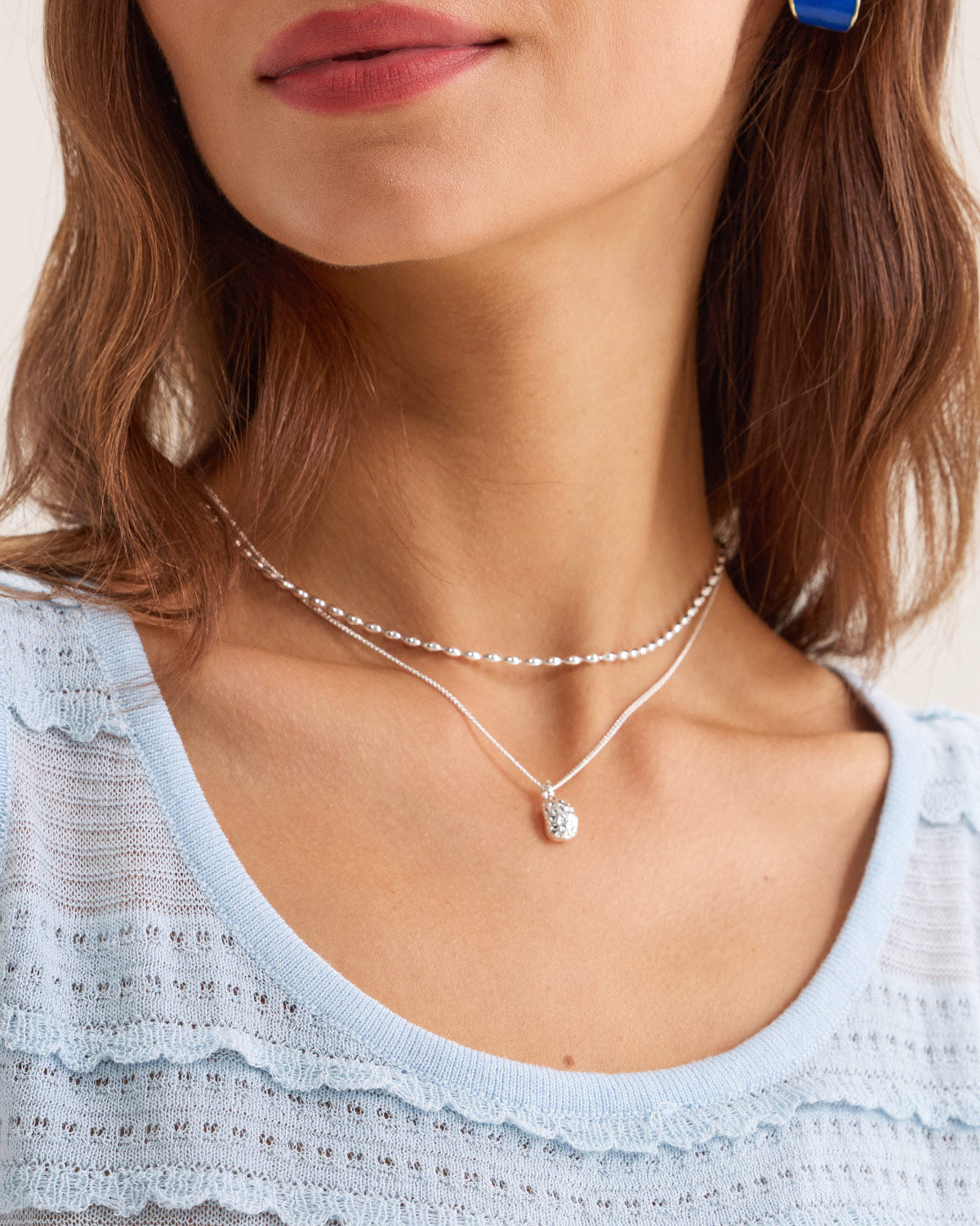 Belltoile™ Metal İnci Çift Kolye