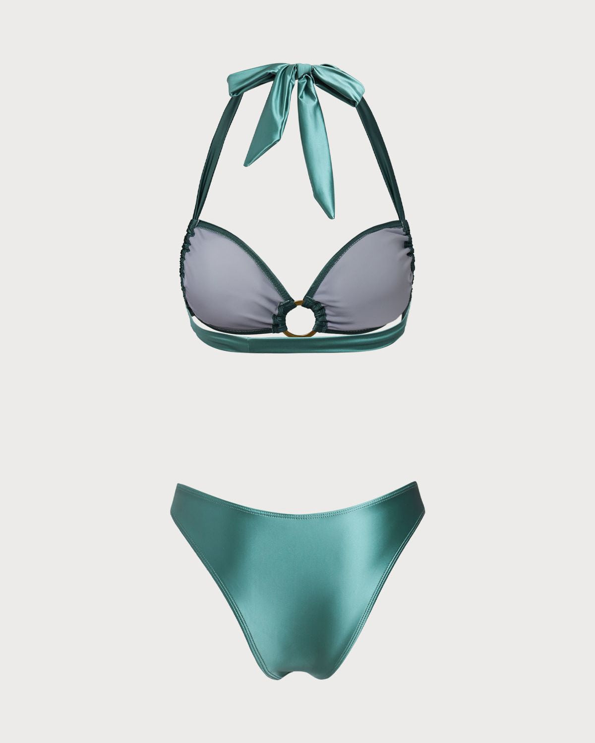 Belltoile™ Yeşil O-Ringli Halter Bikini Takımı