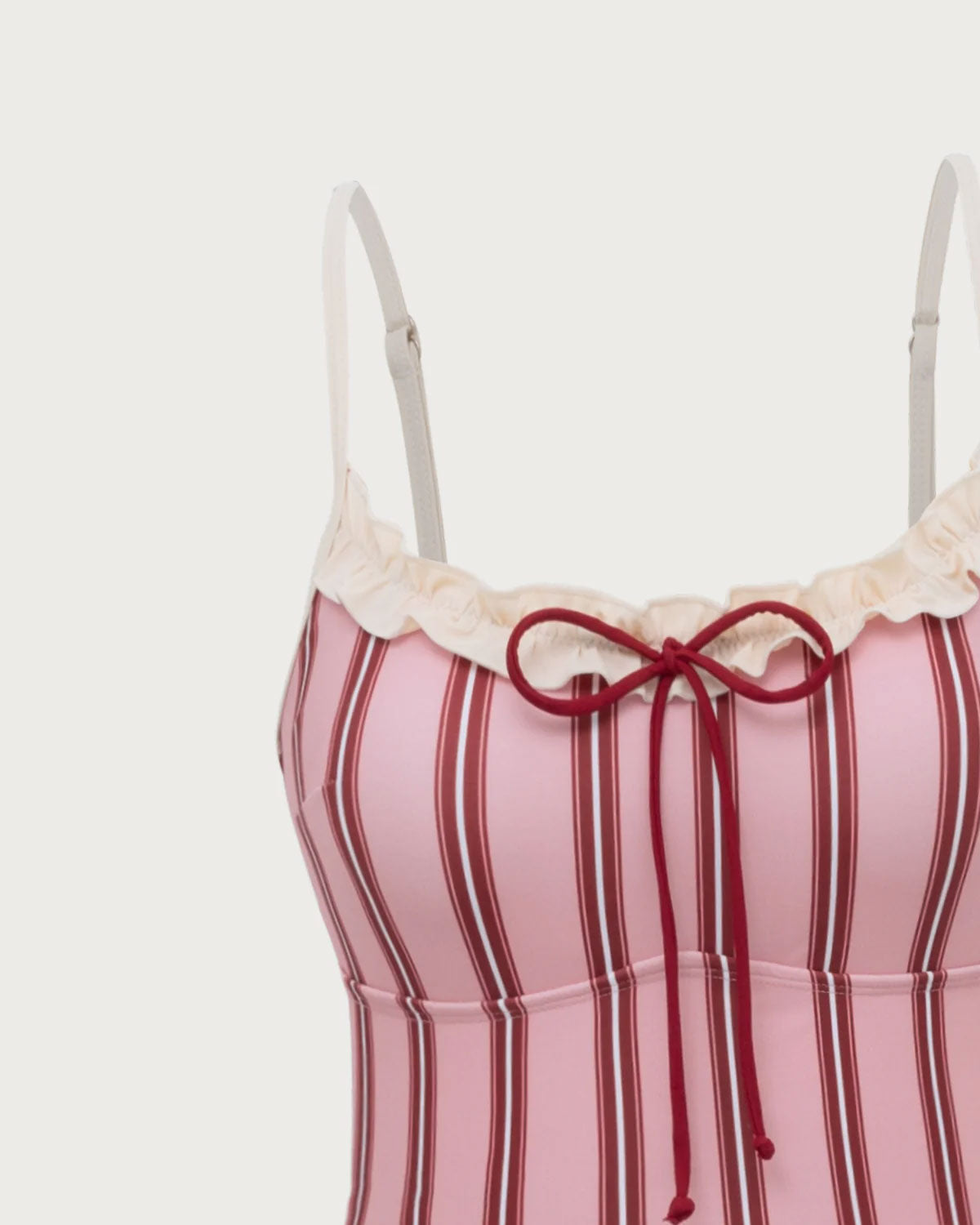 Belltoile™ Pembe Çizgili Tankini Mayo