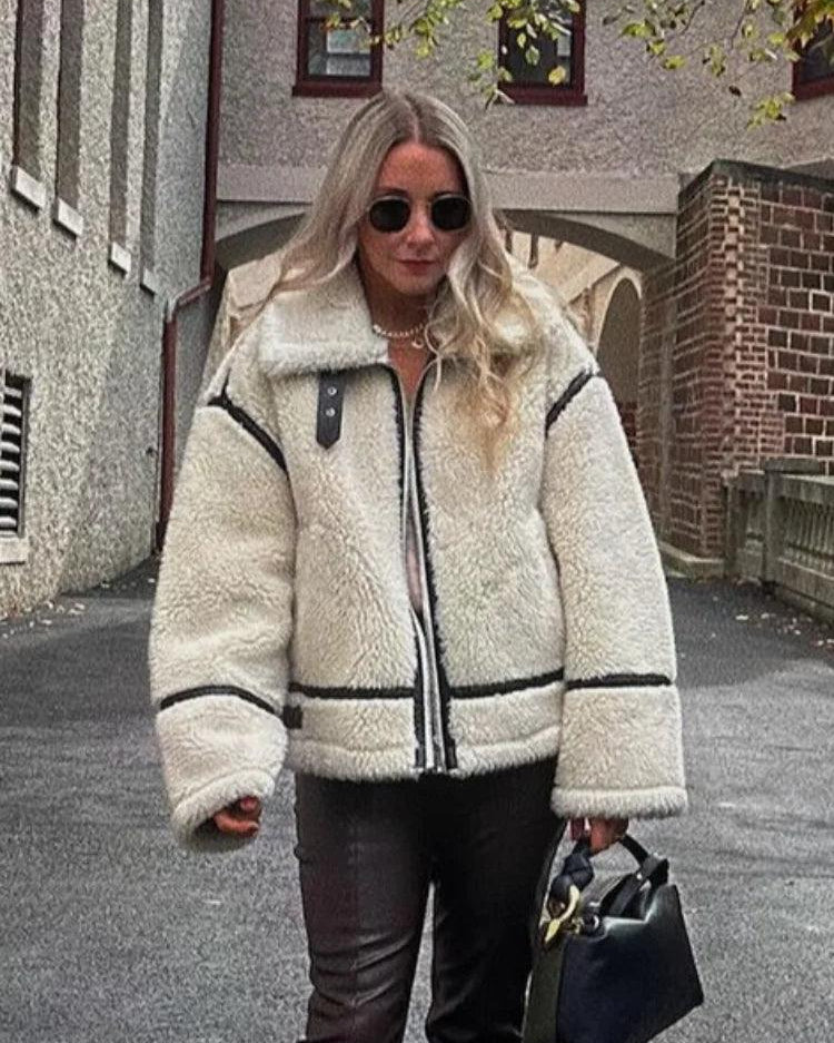 Rahat Kürklü Aviator Ceket