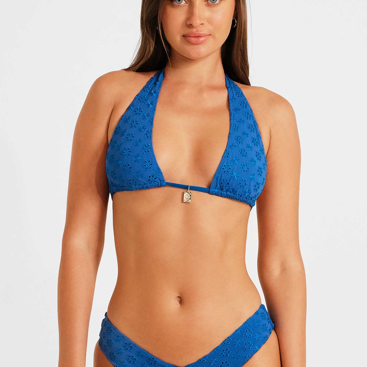 Belltoile™ Billie Boyun Bağlamalı Üst / Sapphire Eyelet (Son İndirim)