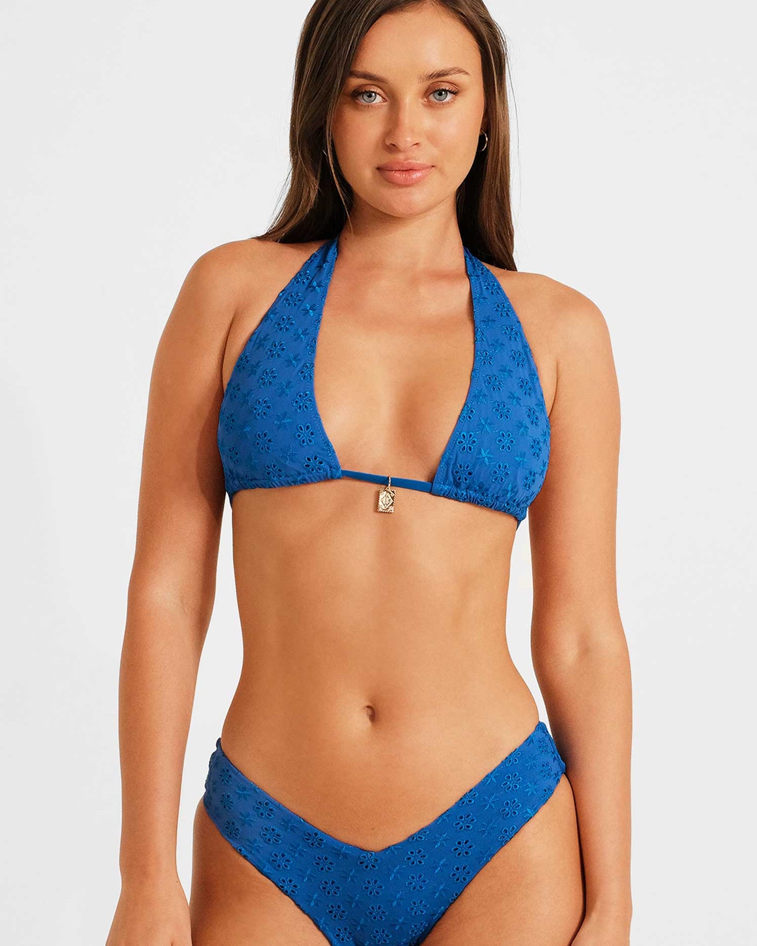 Belltoile™ Billie Boyun Bağlamalı Üst / Sapphire Eyelet (Son İndirim)