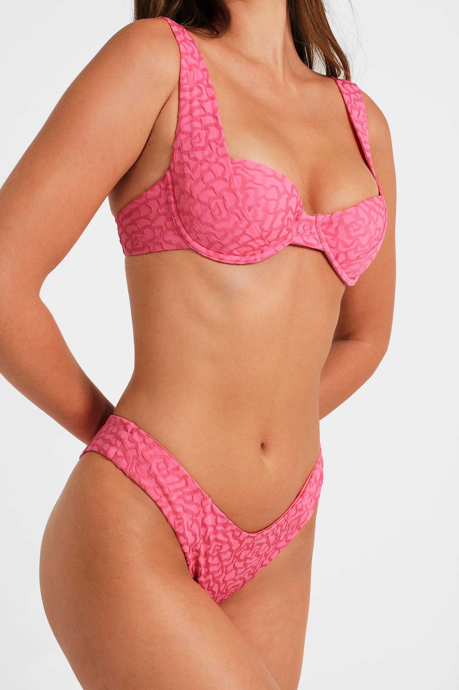 Belltoile™ Tiana Destekli Üst / Rosy Glow Jacquard