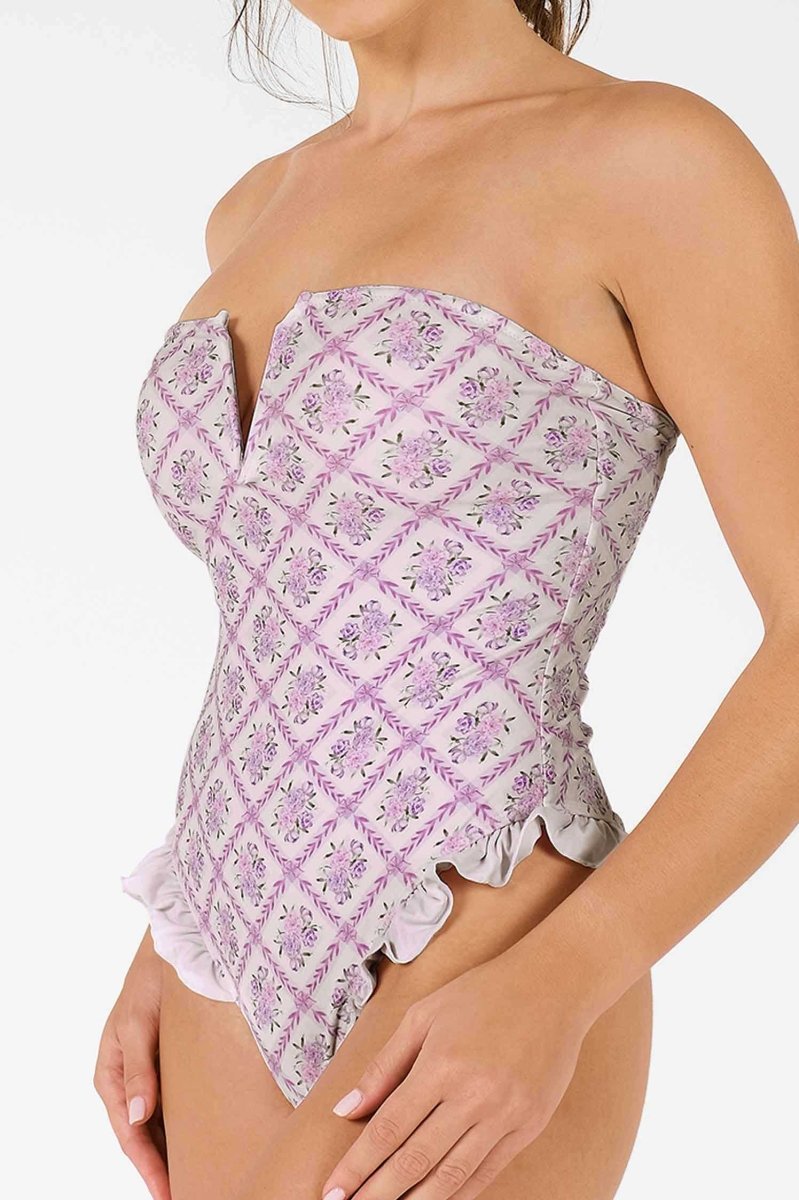 Belltoile™ Lily Fırfırlı Tek Parça / Lavanta Çayı (Son İndirim)
