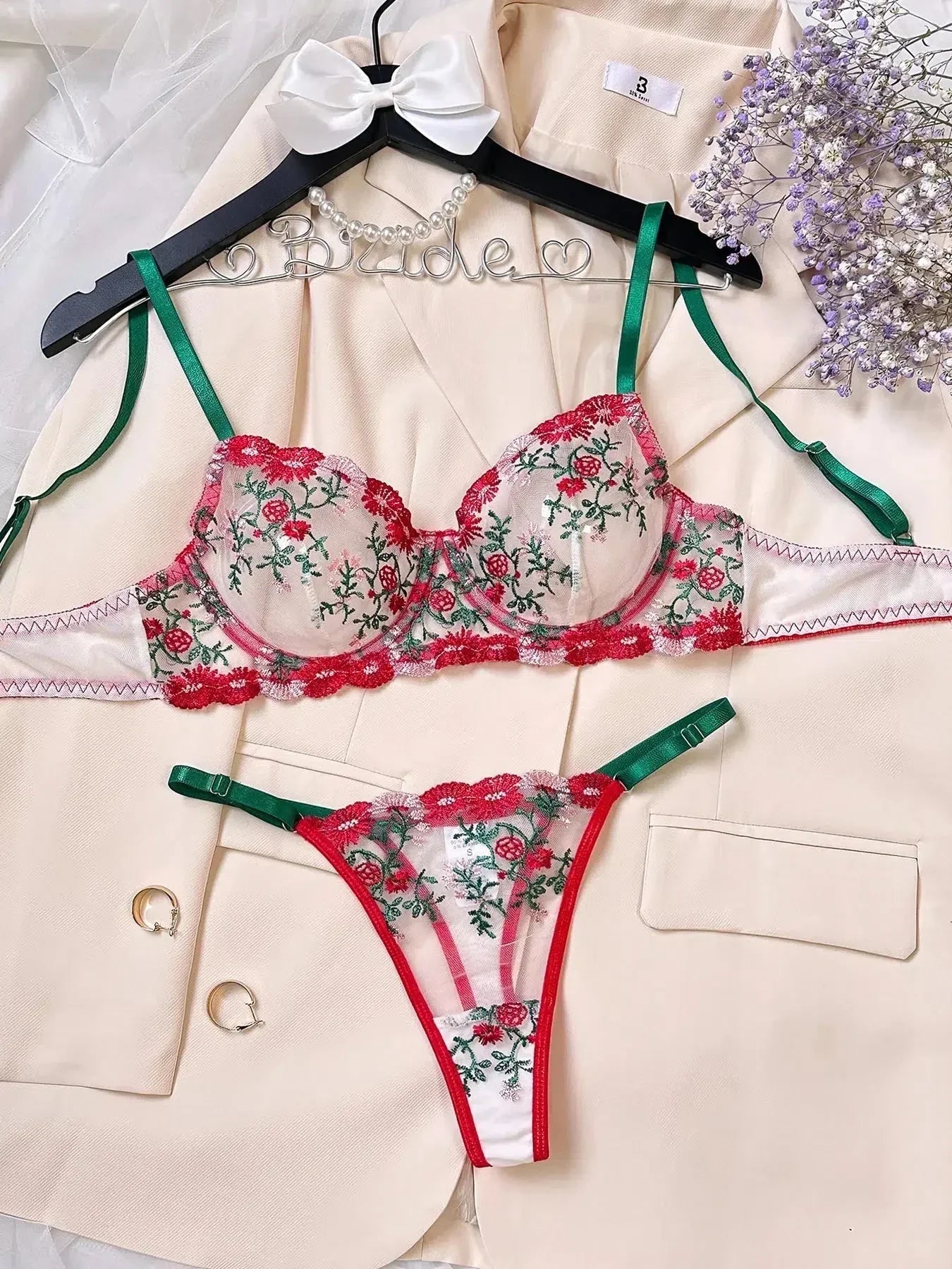 Belltoile™ Gemma Çiçekli Body Takım
