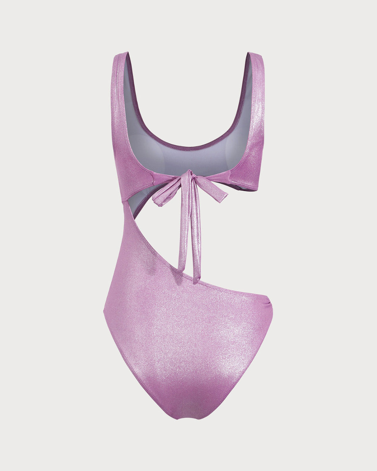 Belltoile™ Mor Payetli Kesikli Bikini Seti