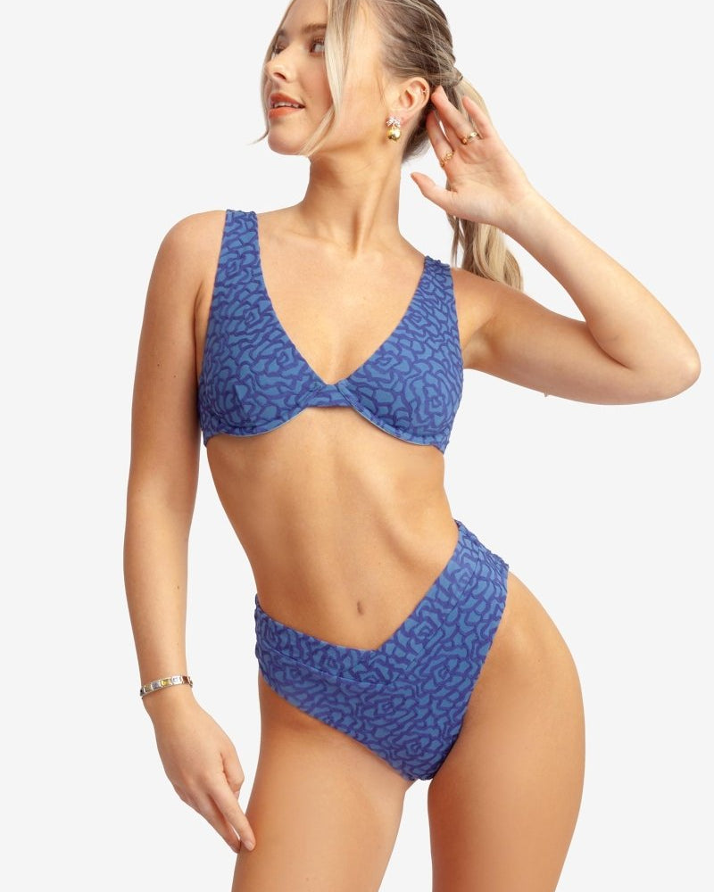 Belltoile™ Valentina Yüksek Bel Orta Kapalı Alt / Midnight Jacquard