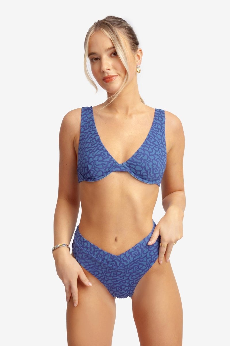 Belltoile™ Valentina Yüksek Bel Orta Kapalı Alt / Midnight Jacquard