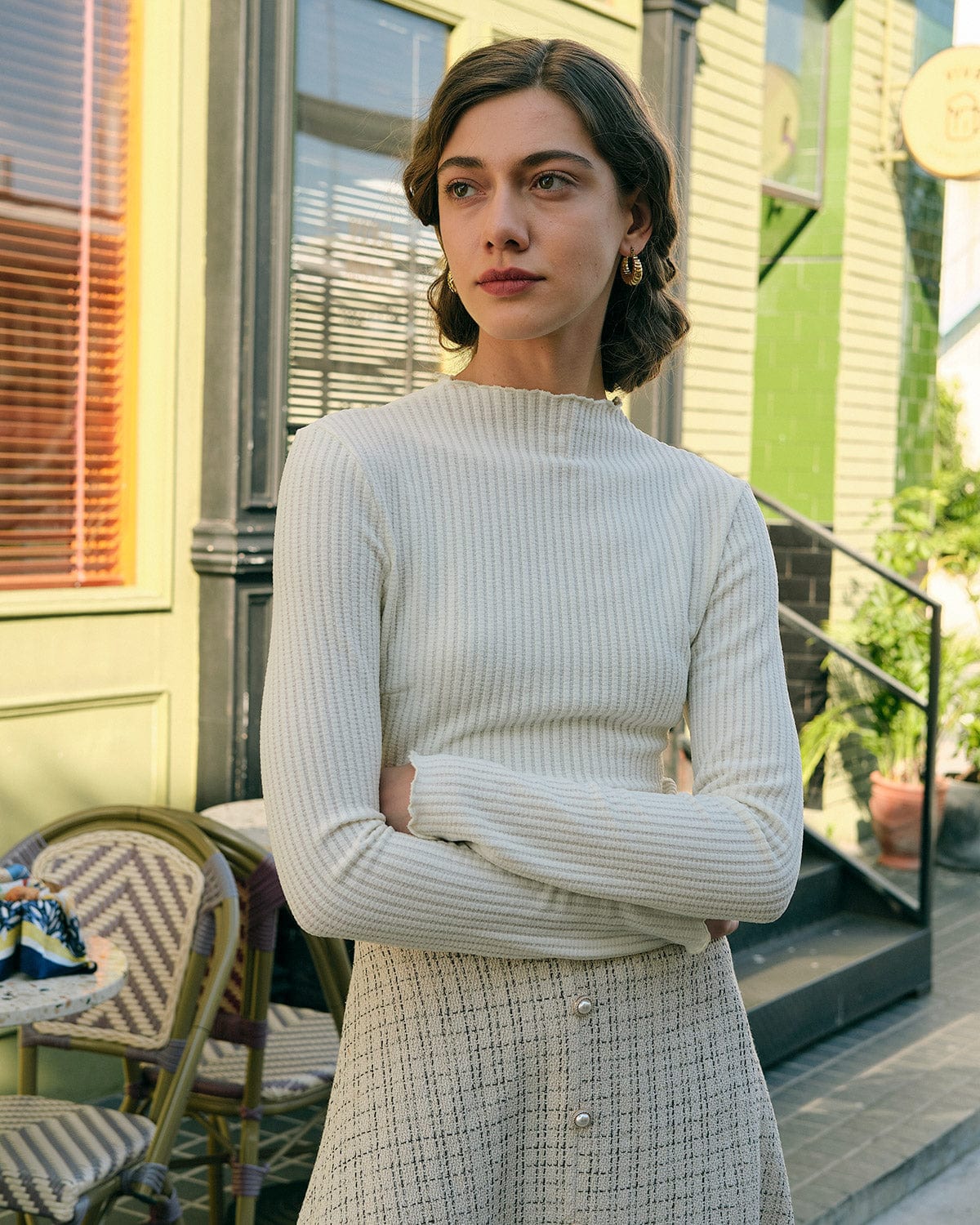 Belltoile™ Düz Yarım Yaka Slim Fit Tişört