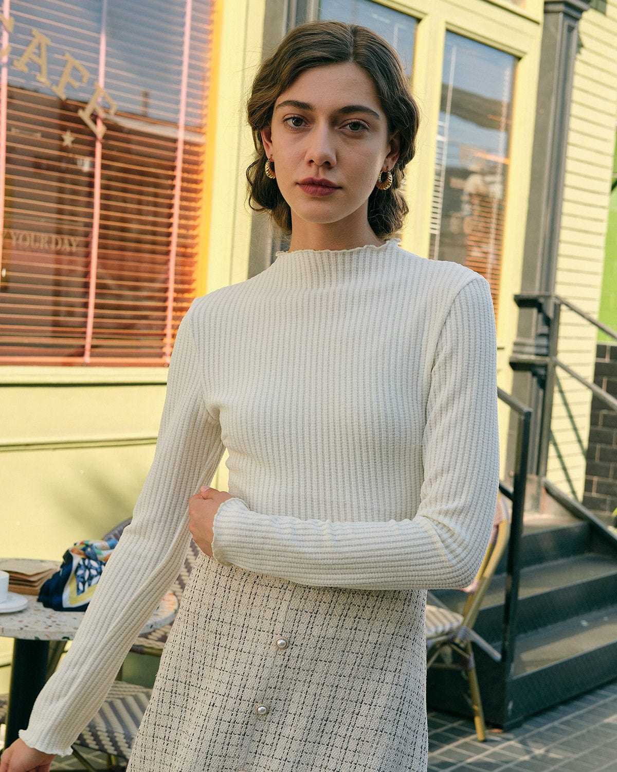 Belltoile™ Düz Yarım Yaka Slim Fit Tişört