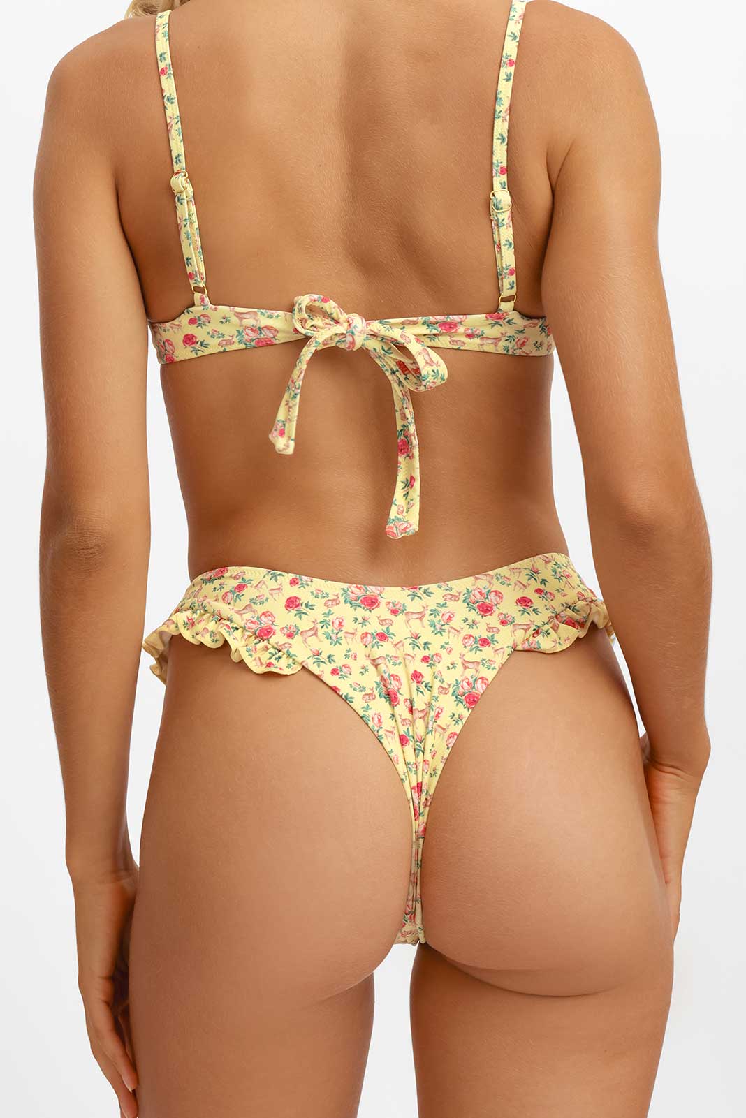 Belltoile™ Candice Fırfırlı Cesur Alt / Pembe Geyik
