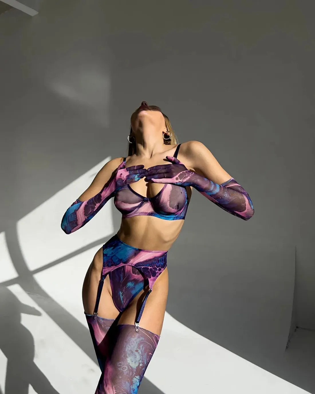 Belltoile™ Serena 5 Parça Tie-Dye İç Giyim Takımı