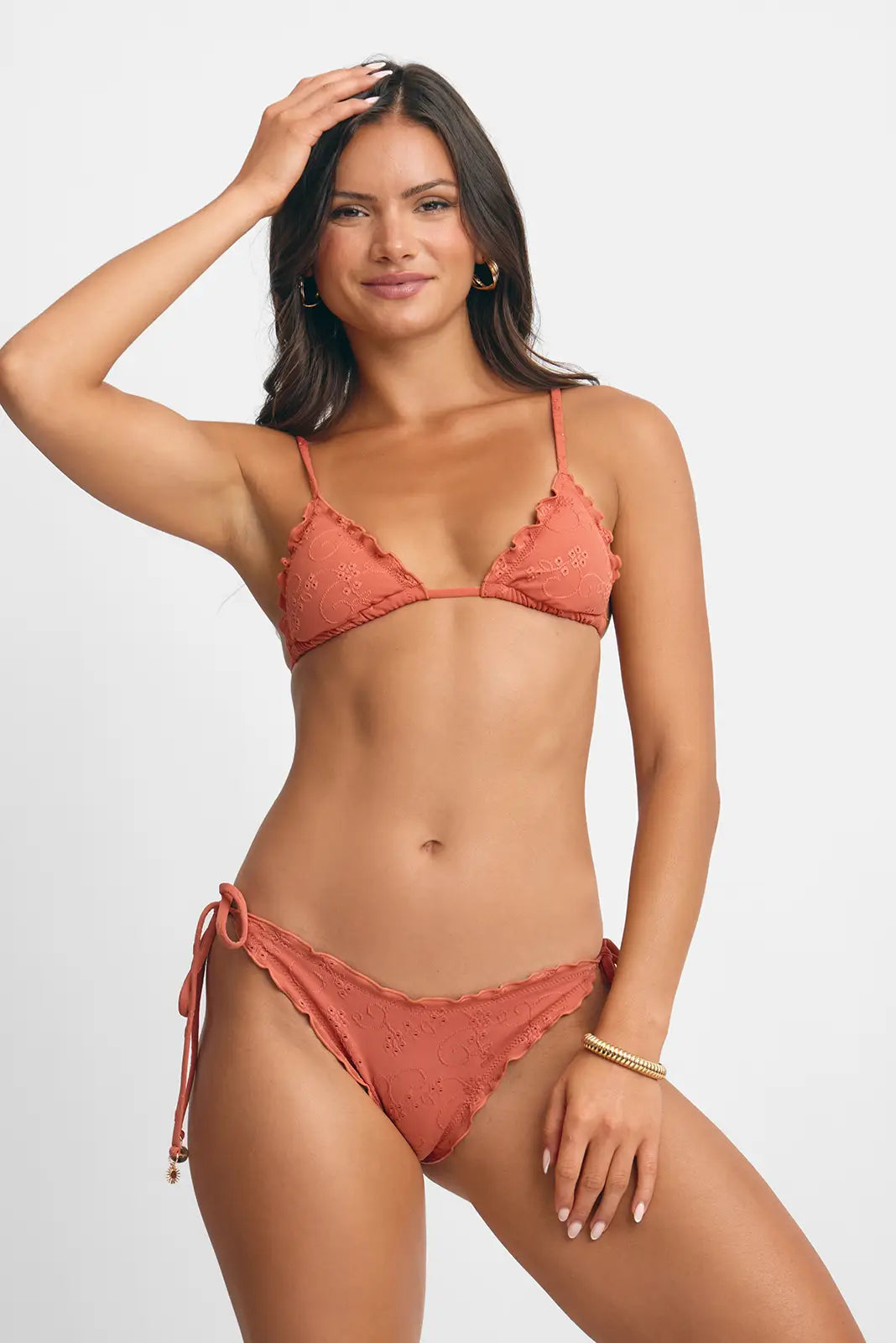 Belltoile™ Emma Fırfırlı Cesur Alt / Baharat Dantel