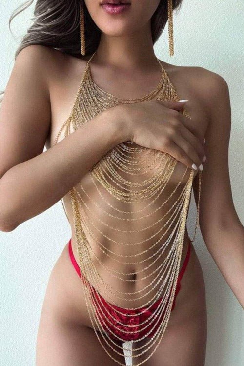 Belltoile™ AGATHA Altın Vücut Zinciri