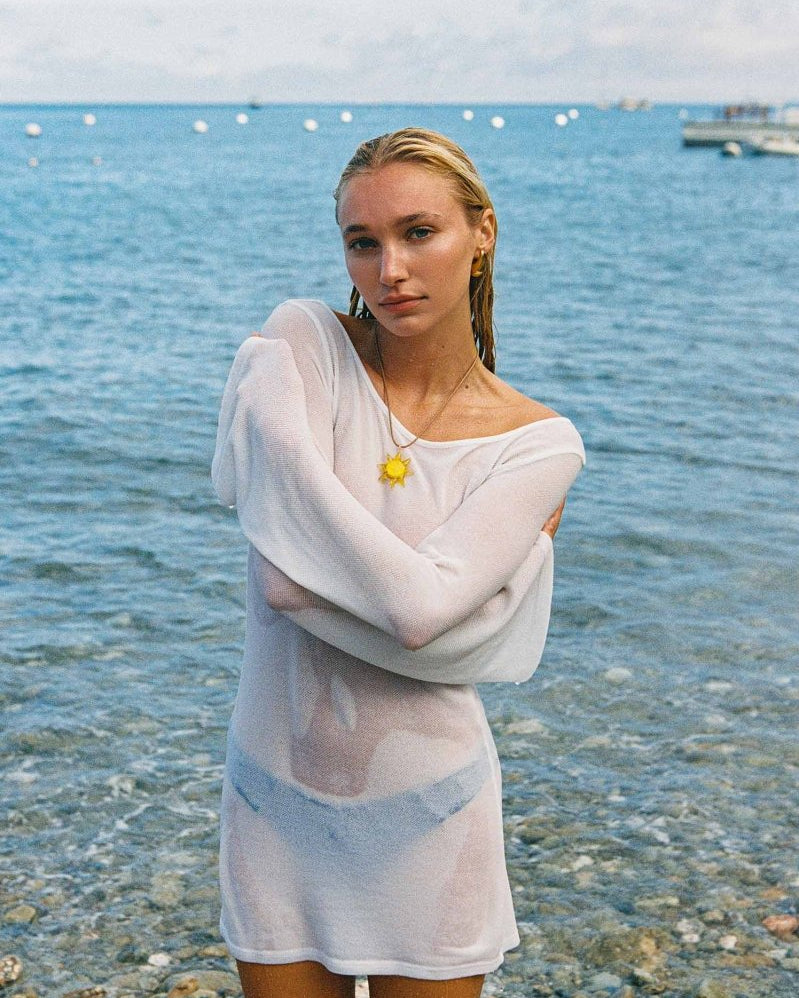 Belltoile™ Meredith Sırtı Açık Elbise / Cloud Knit