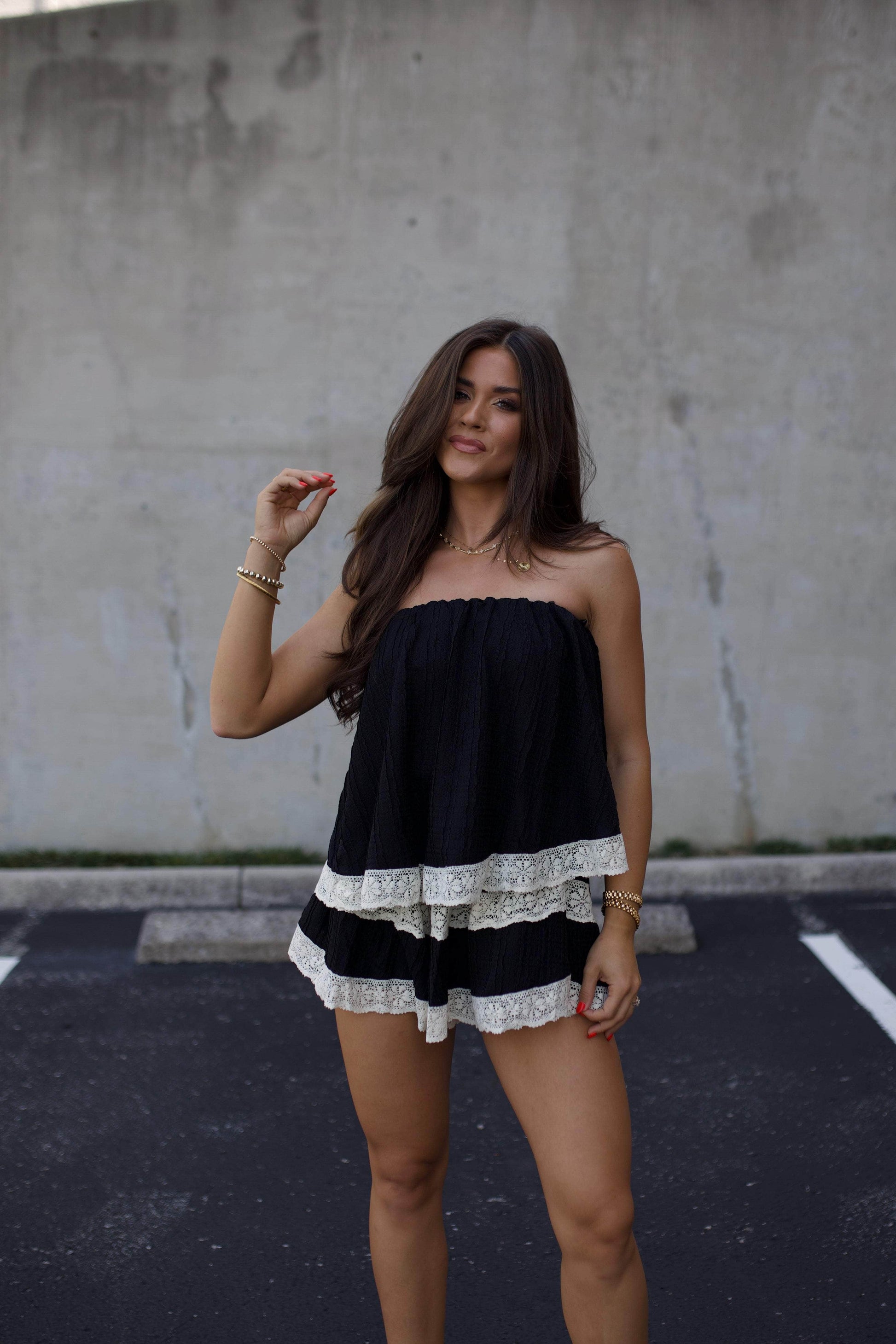 Belltoile™  Dantelli Tüp Tulum