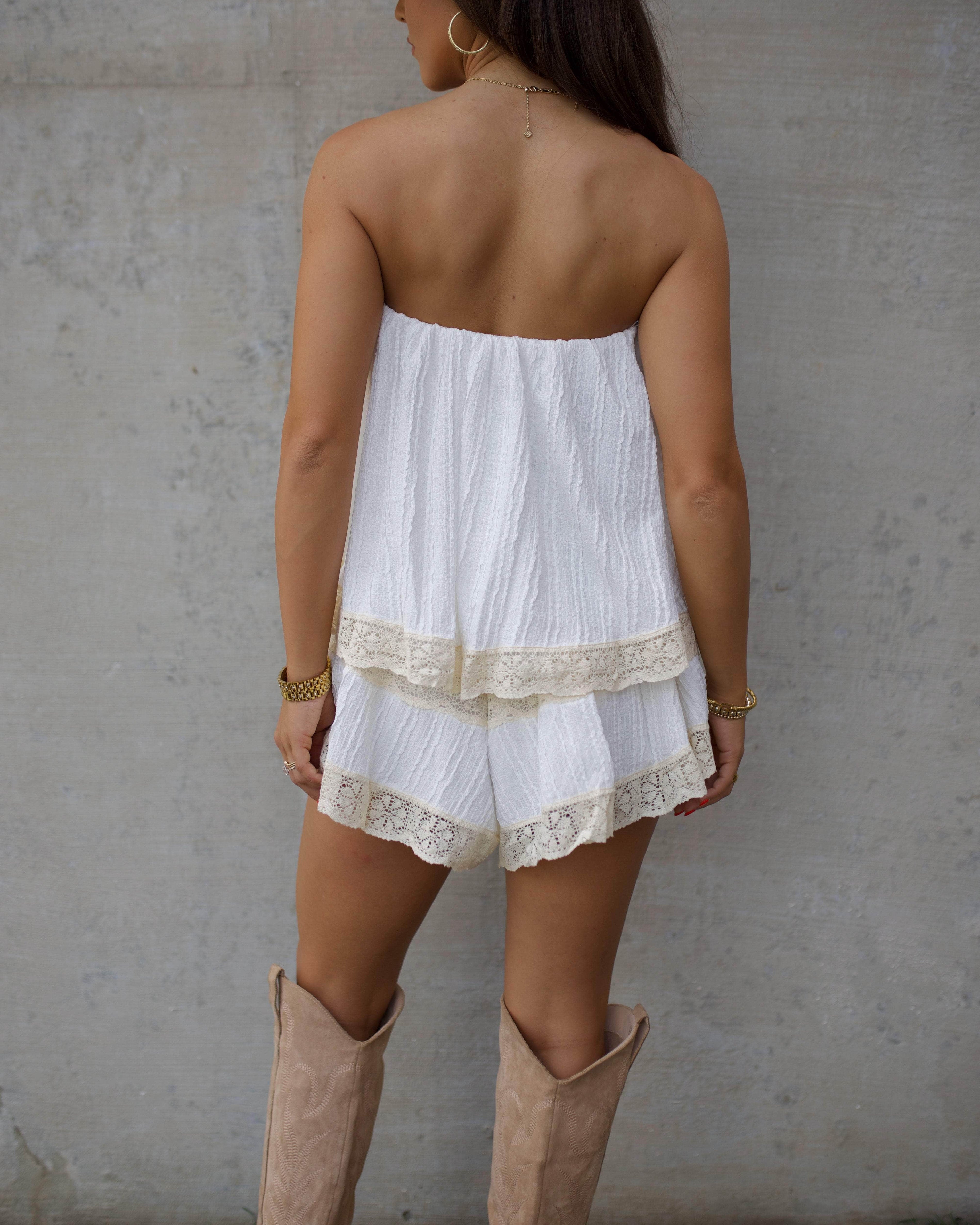 Belltoile™  Dantelli Tüp Tulum