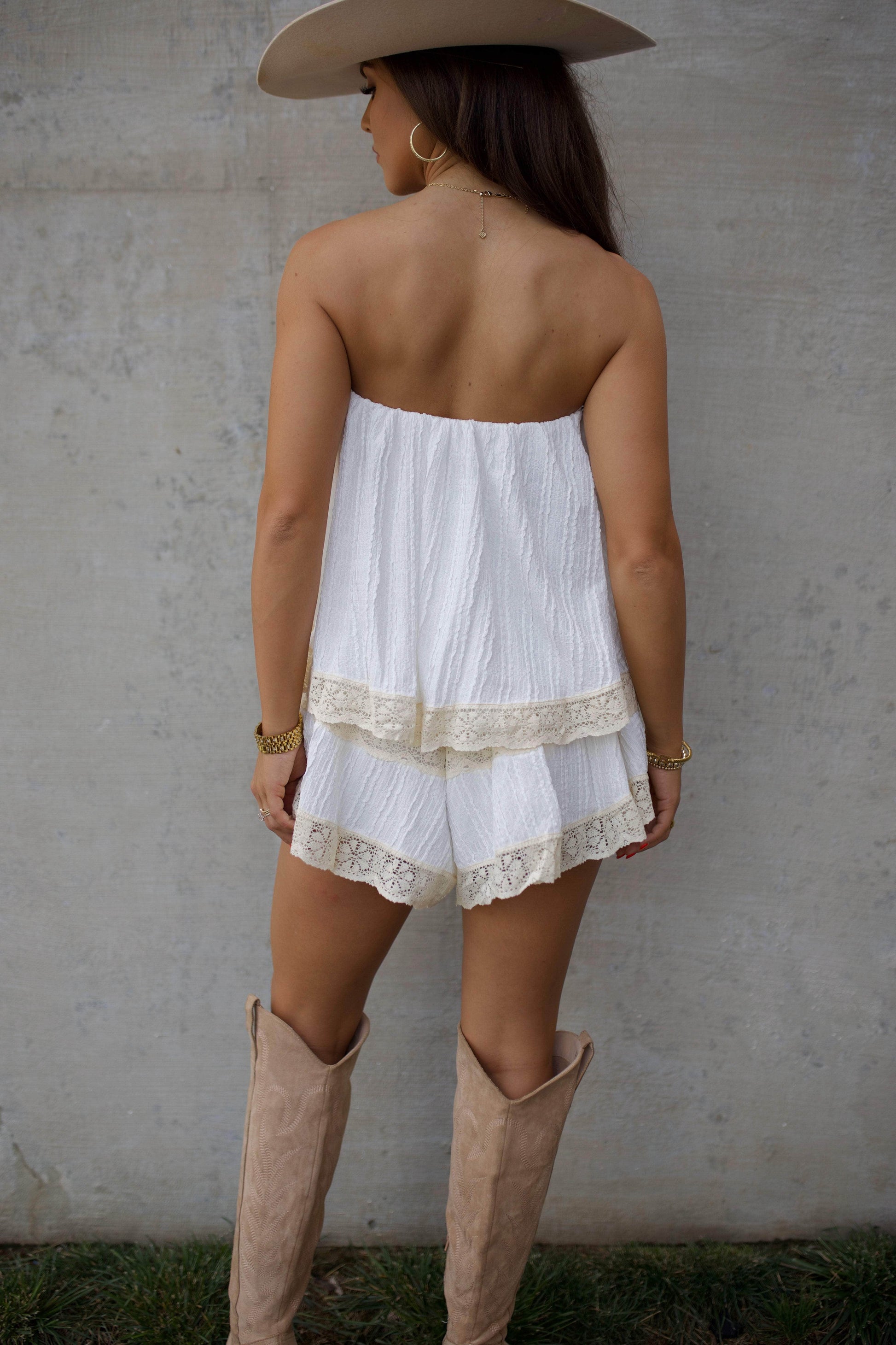 Belltoile™  Dantelli Tüp Tulum