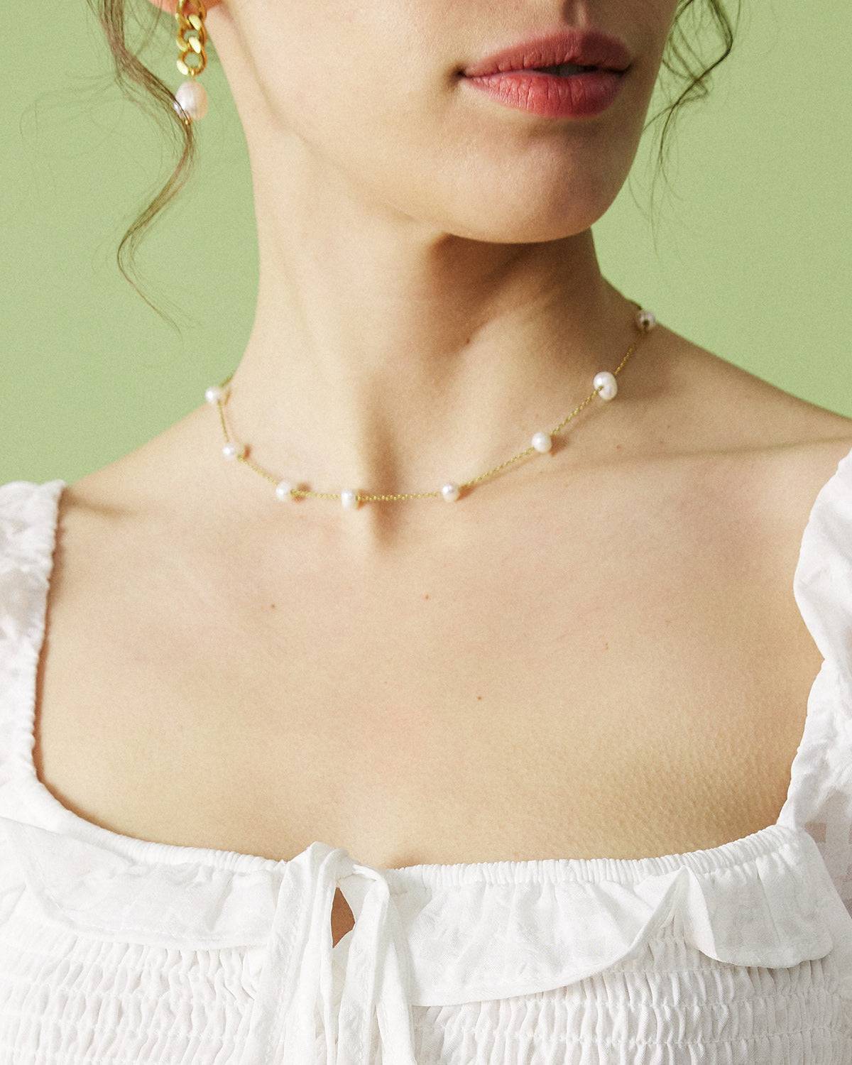 Belltoile™ İnci Kablo Zincir Kolye
