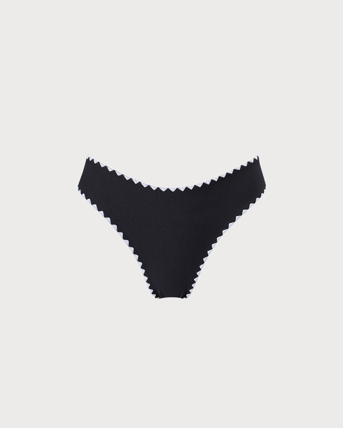 Belltoile™ Siyah Kontrast Fitilli Bikini Altı