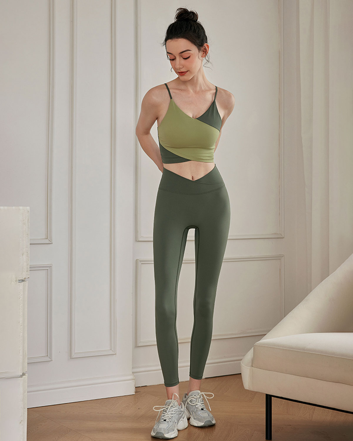 Belltoile™ Yeşil Kontrastlı Camiş - Orta Destek