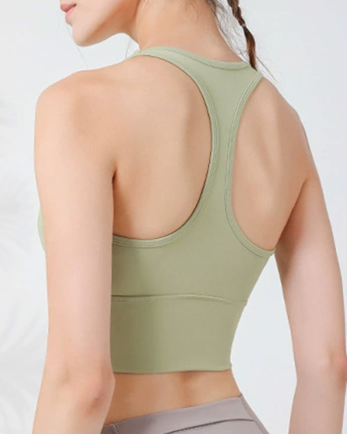 Belltoile™ Yeşil İ-Back Yoga Atleti - Hafif Destekli