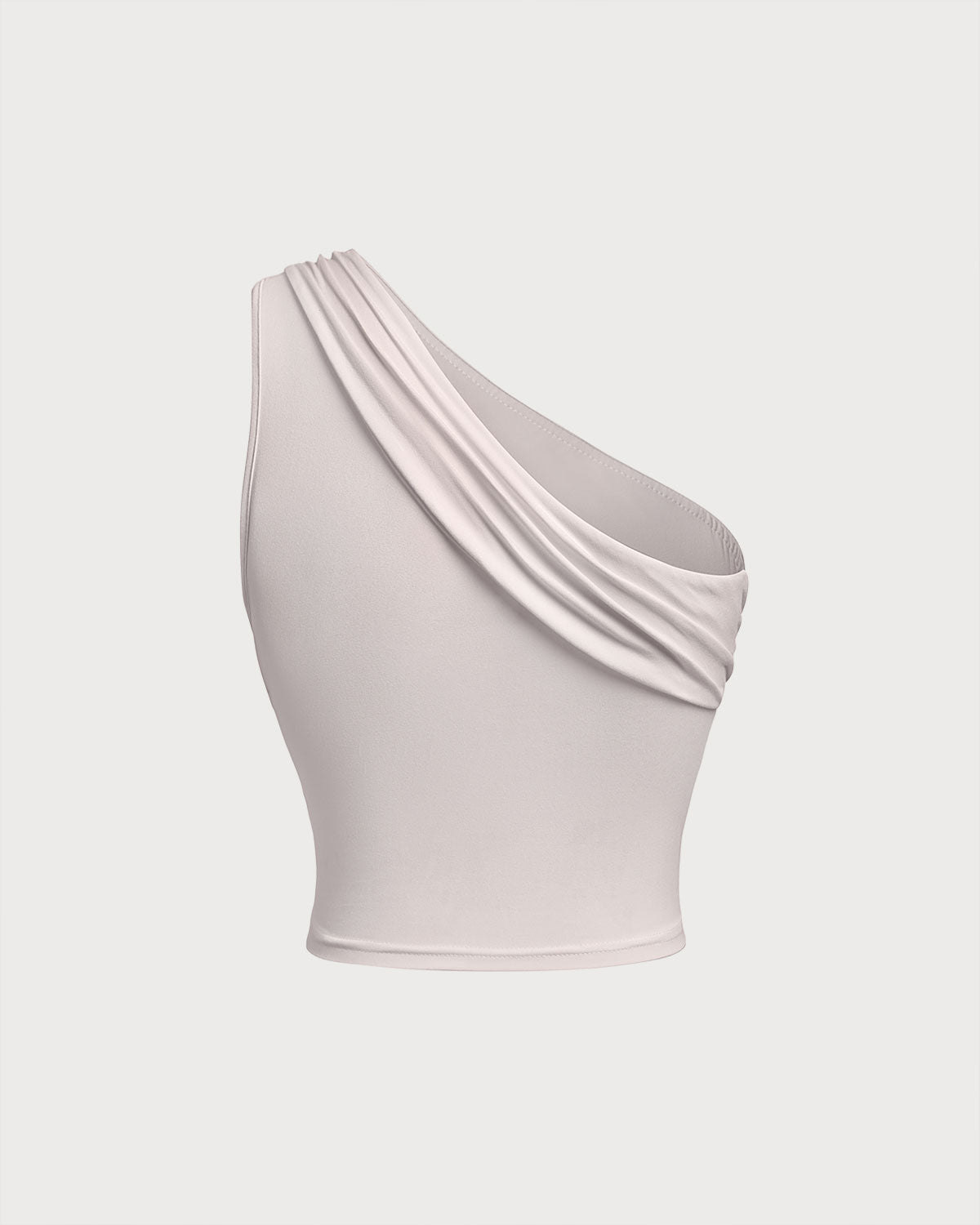 Belltoile™ Bej Dantelli Tek Omuz Kolsuz Bluz