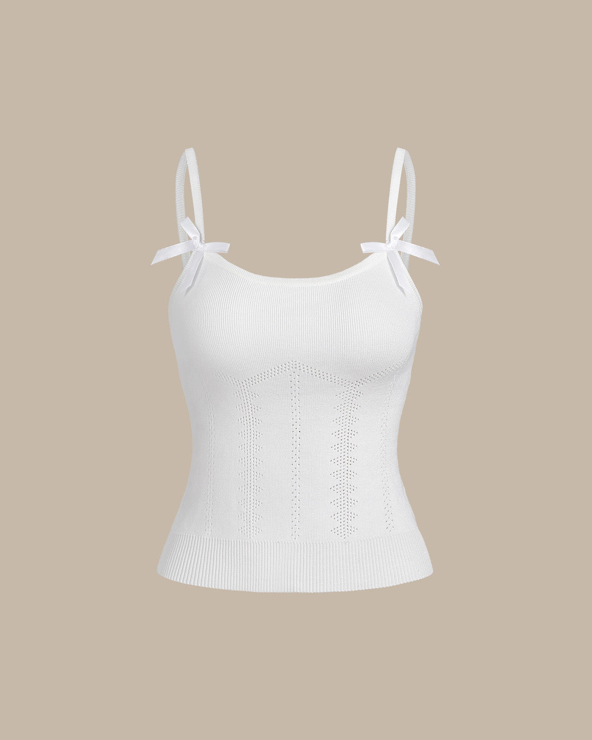 Belltoile™ Bettydress - Beyaz Fiyonklu Cami Üst