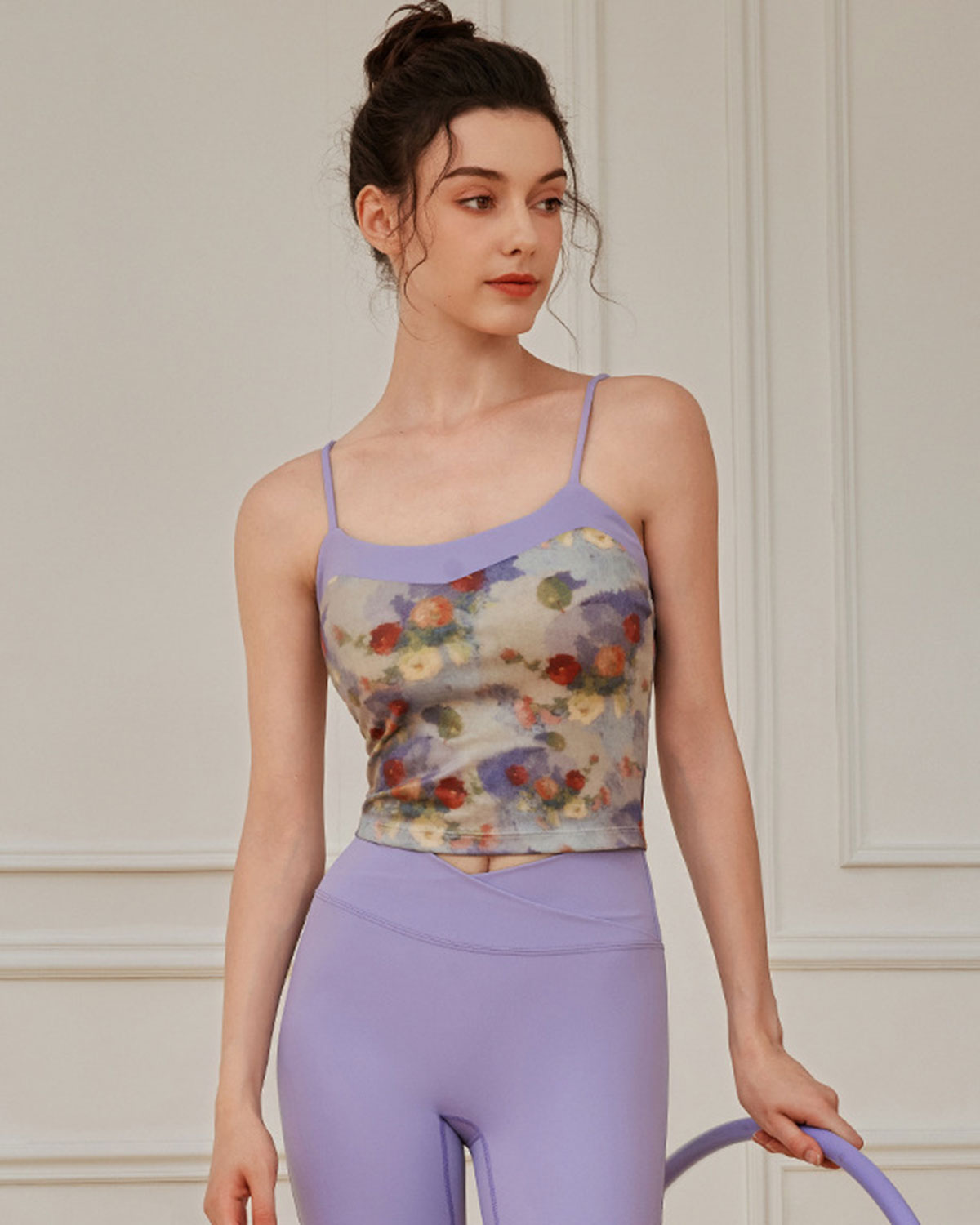 Belltoile™ Mor Çiçekli Camiş - Orta Destek