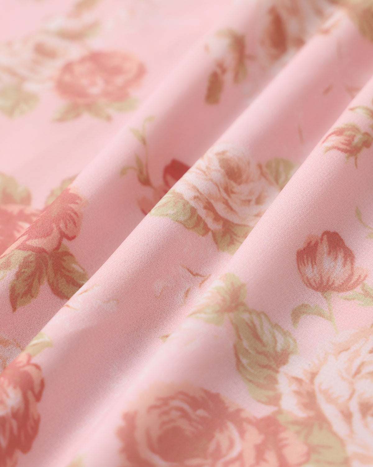 Belltoile™ Pembe Çiçekli Boyundan Bağlamalı Sırtı Açık Midi Elbise