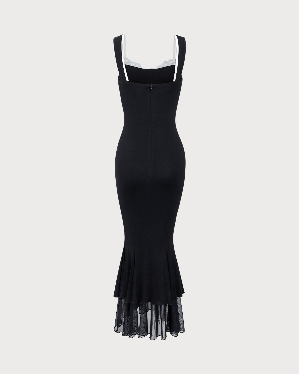 Belltoile Siyah Bodycon Slip Maxi Elbise