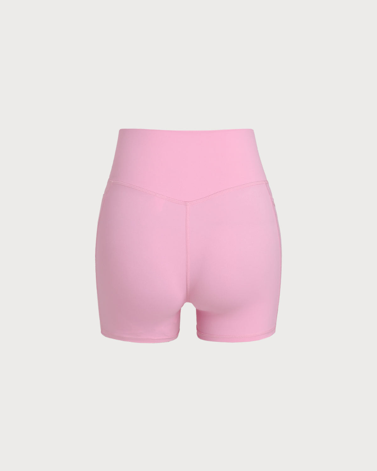Belltoile™ Pembe Cepli Yüksek Bel Yoga Şort