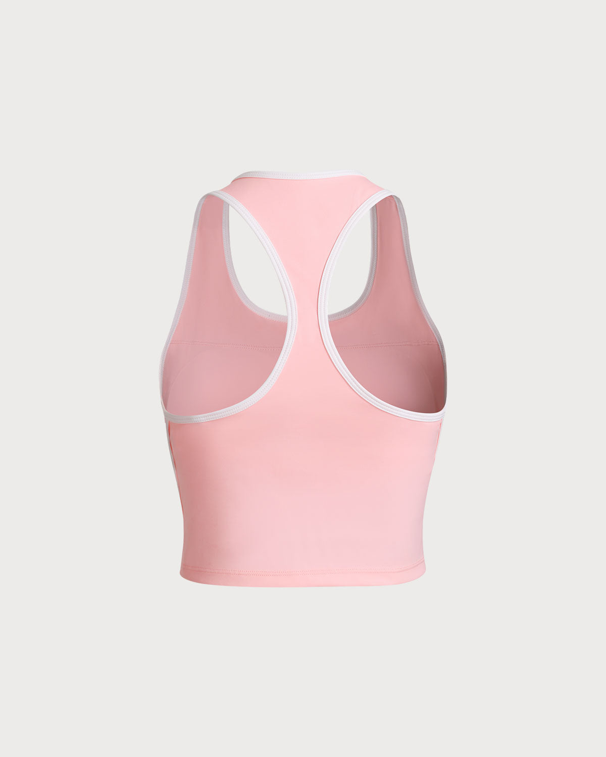 Belltoile™ Pembe Yuvarlak Yaka Yoga Atleti - Hafif Destekli