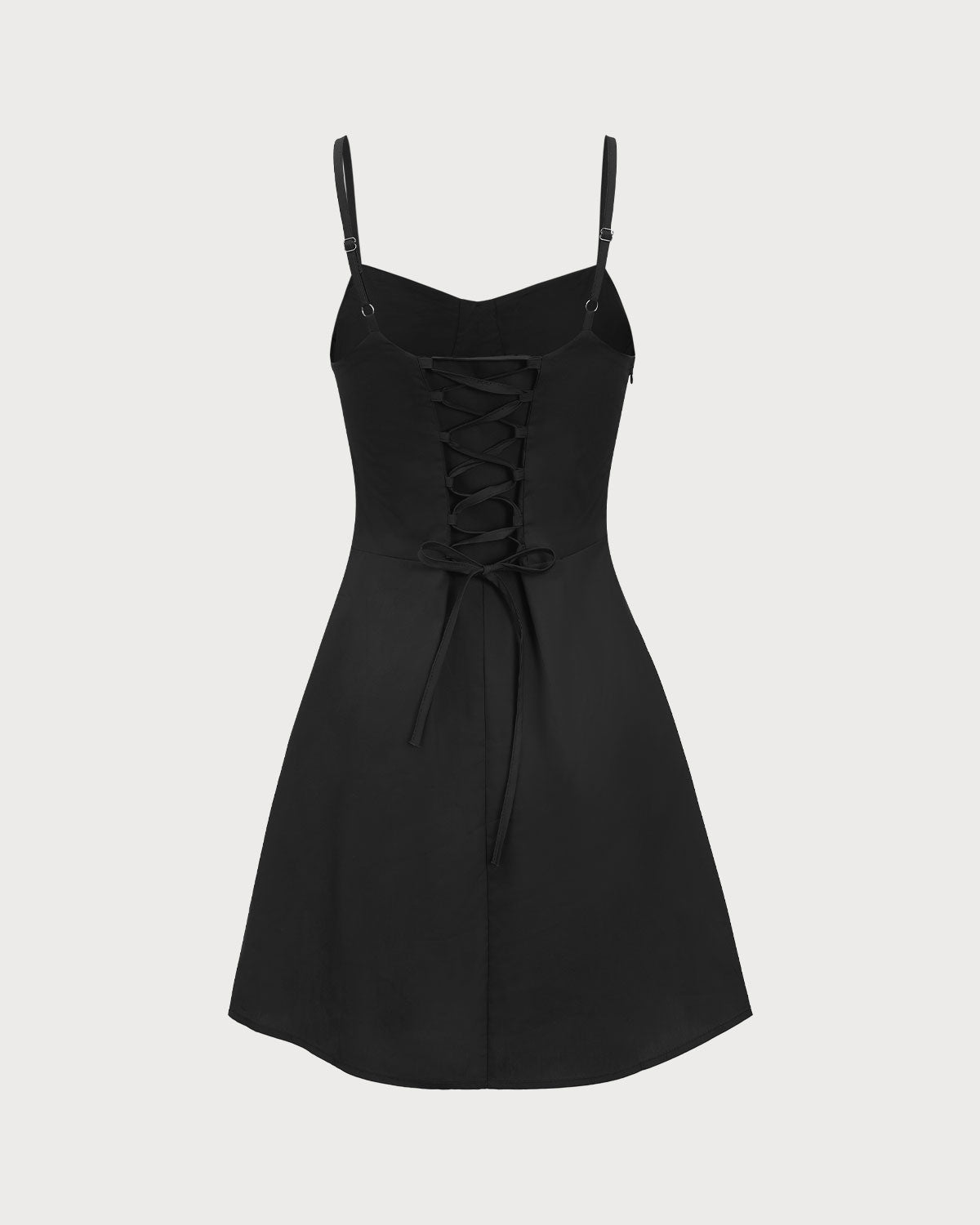 Belltoile™ Siyah Dantelli Slip Mini Elbise