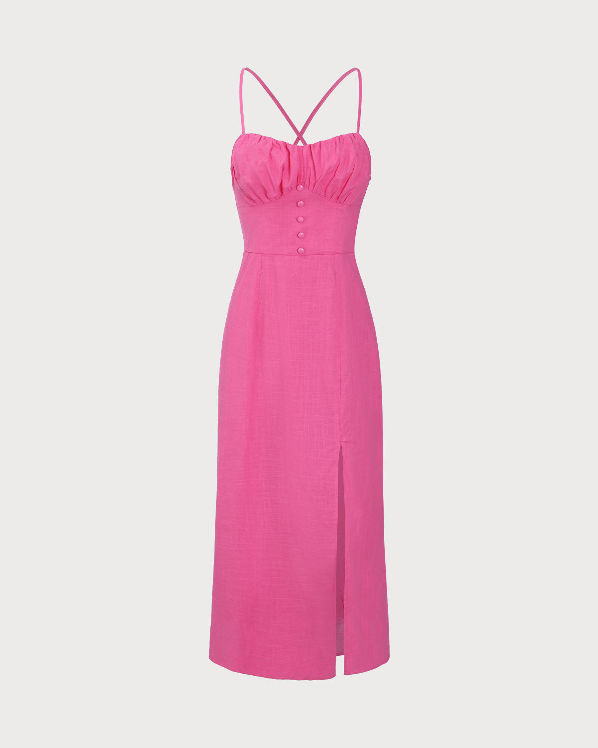 Belltoile™ Kırmızı Dantelli Sırtı Açık Slip Midi Elbise