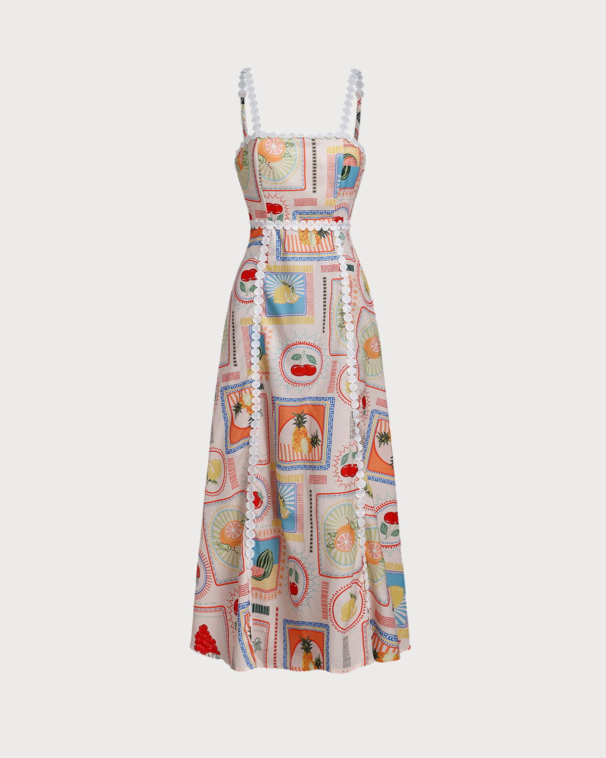 Belltoile™ Pembe Çiçekli A Kesim Slip Maxi Elbise